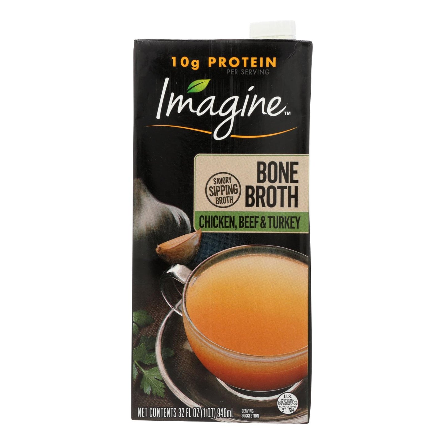 Imagine Foods Bone Broth - Case Of 12 - 32 Fz
