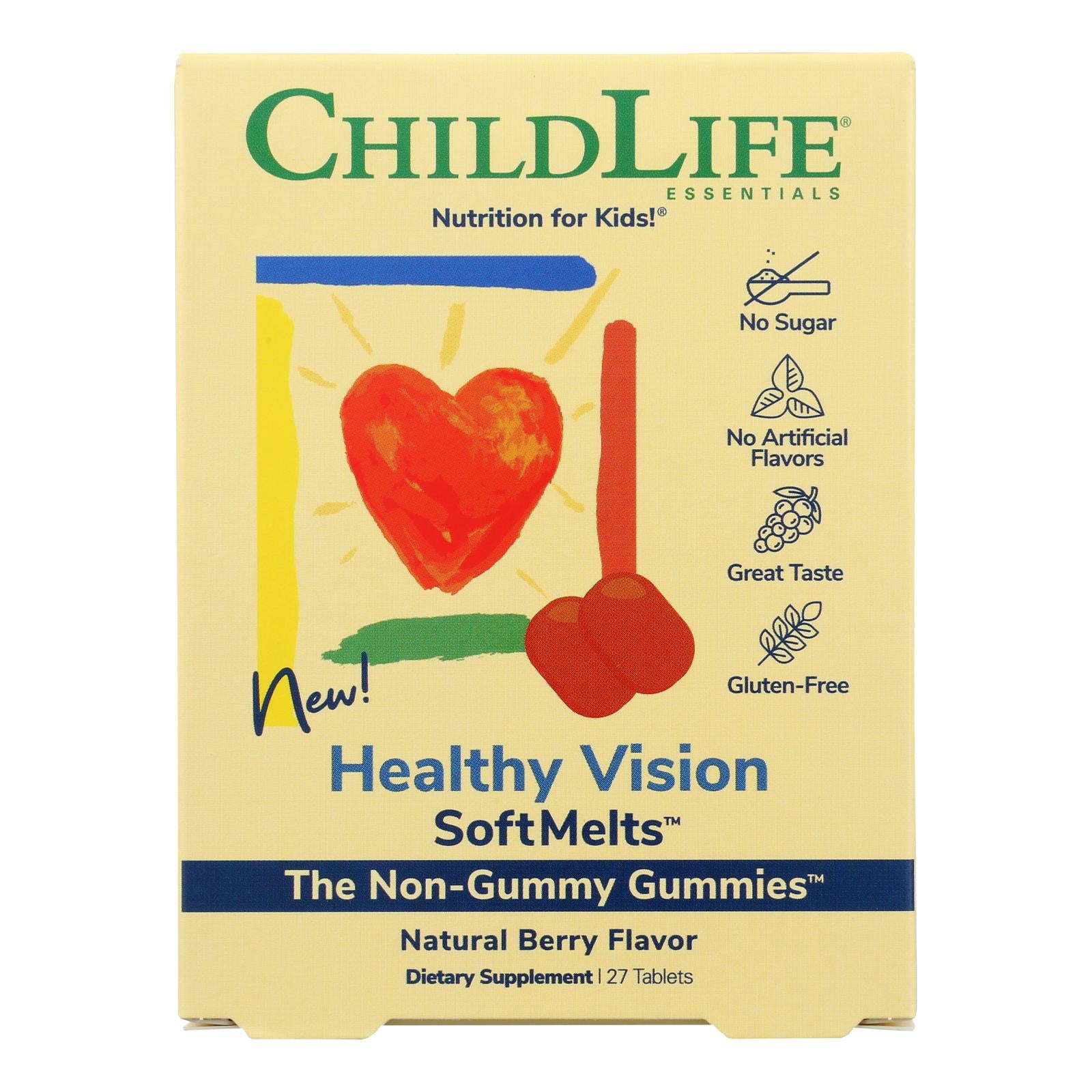 Childlife Essentials - Healthy Vision Soft Melts - 1 Each-27 Tab