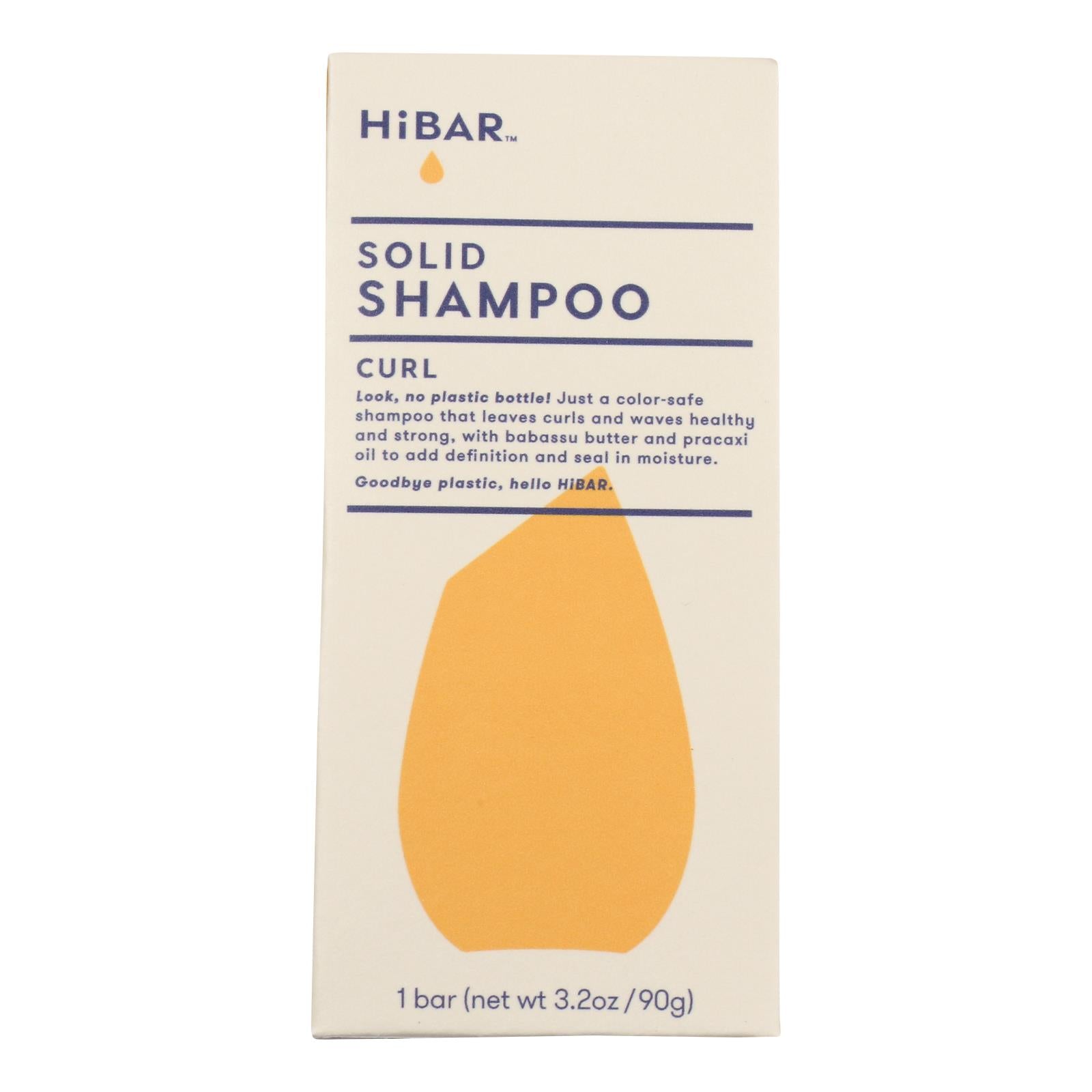 Hibar Inc - Shampoo Solid Curl Bar - 1 Each-3.2 Oz