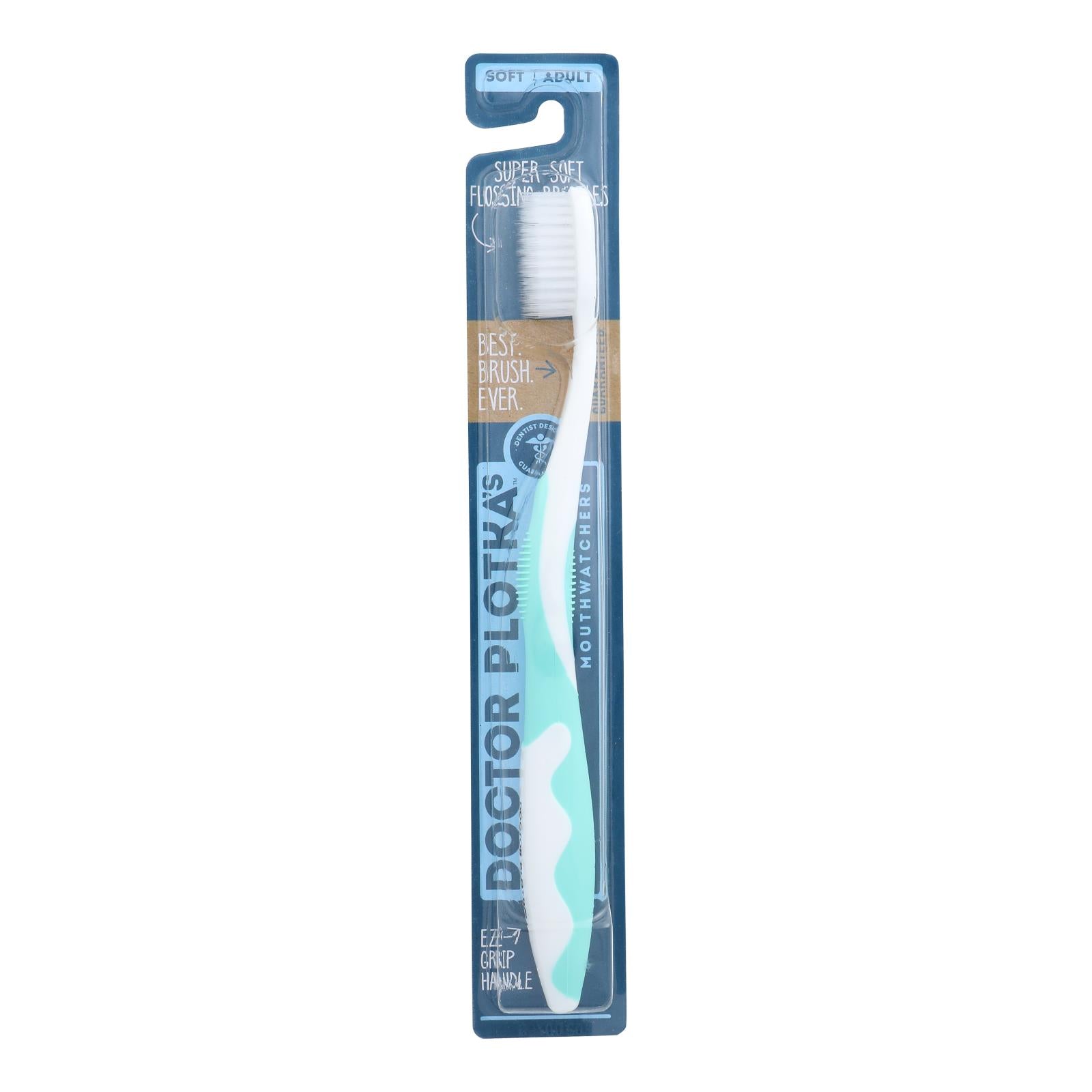 Doctor Plotka's - Toothbrush Adult Turqoise - Case Of 6-1 Ct