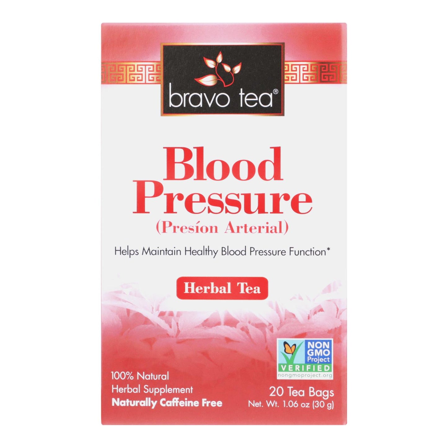 Bravo Teas And Herbs - Tea - Blood Pressure - 20 Bag
