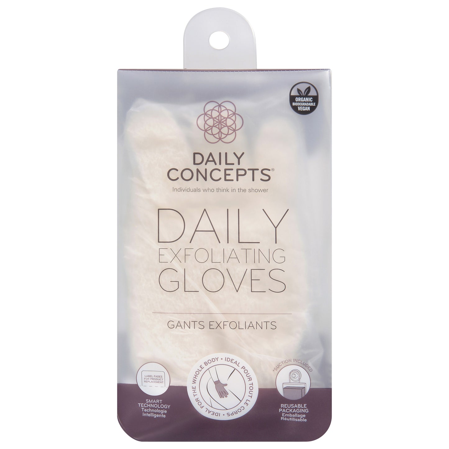 Daily Concepts - Gloves Exfoliating - 1 Each -1 Count