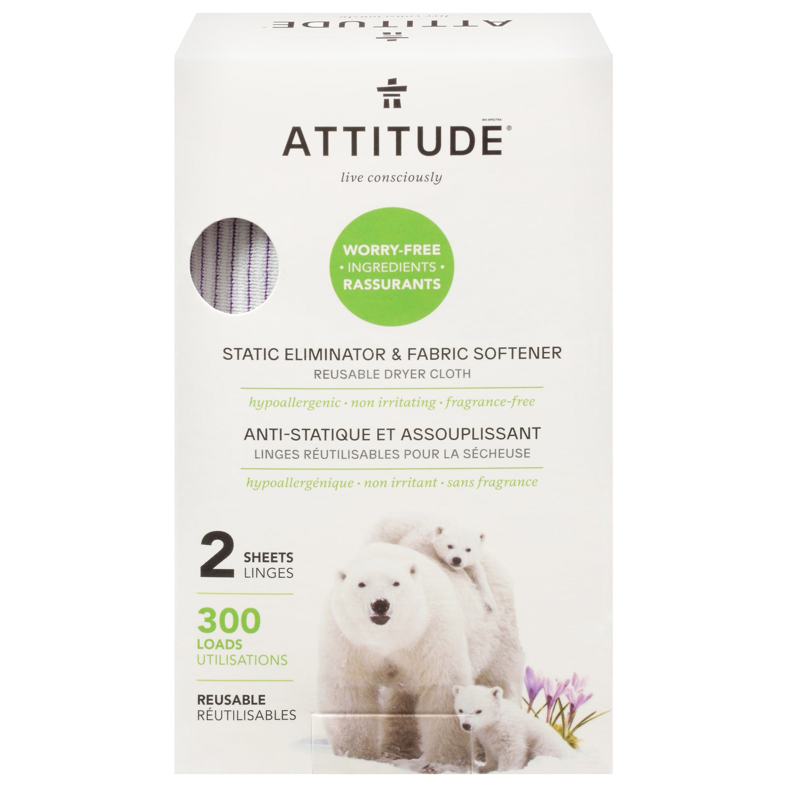 Attitude - Fabric Sftner Static Elim - 1 Each 1-2 Ct