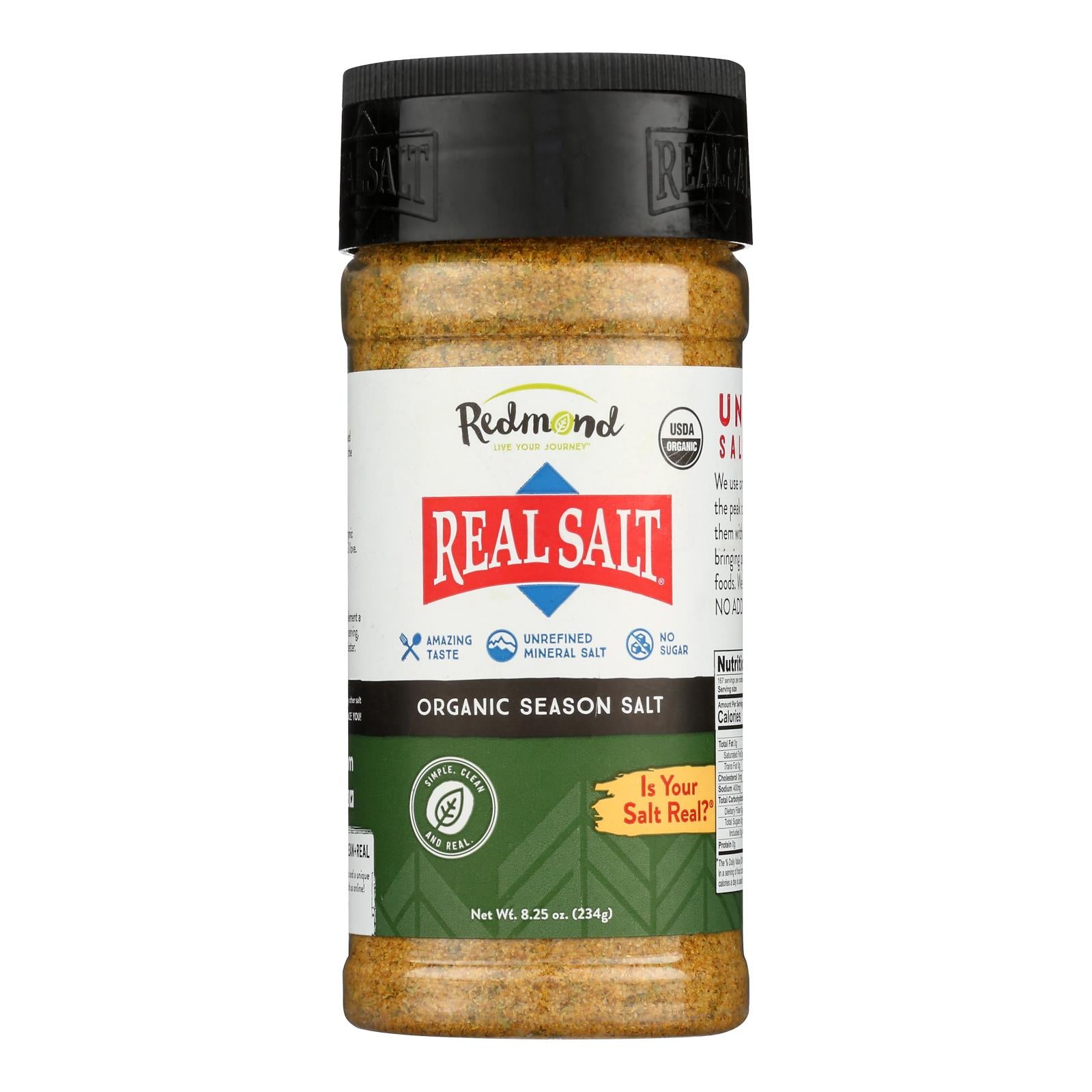 Redmond's Organic Season Salt  - 1 Each - 8.25 Oz