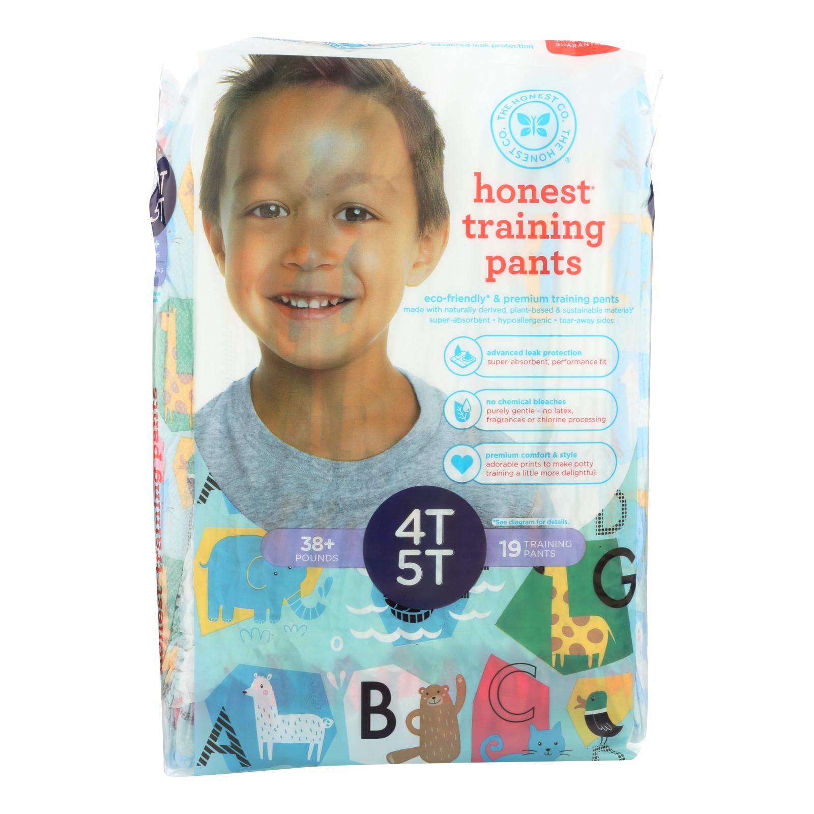 The Honest Company - Training Pants Abc 4t-5t - 1 Each - 19 Ct