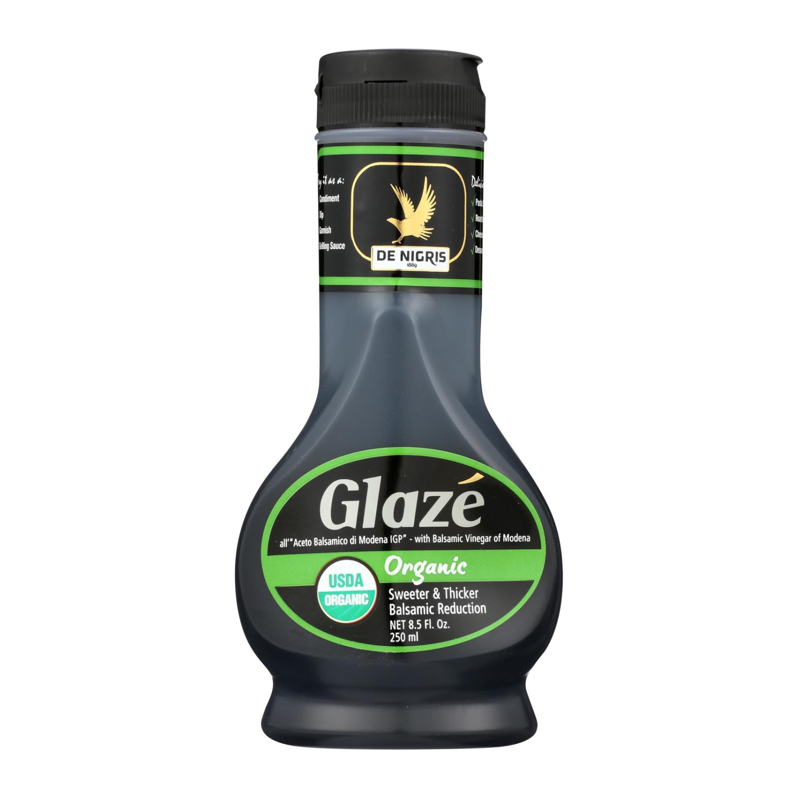 De Nigris - Organic Balsamic Glaze - Case Of 6 - 8.5 Fl Oz.