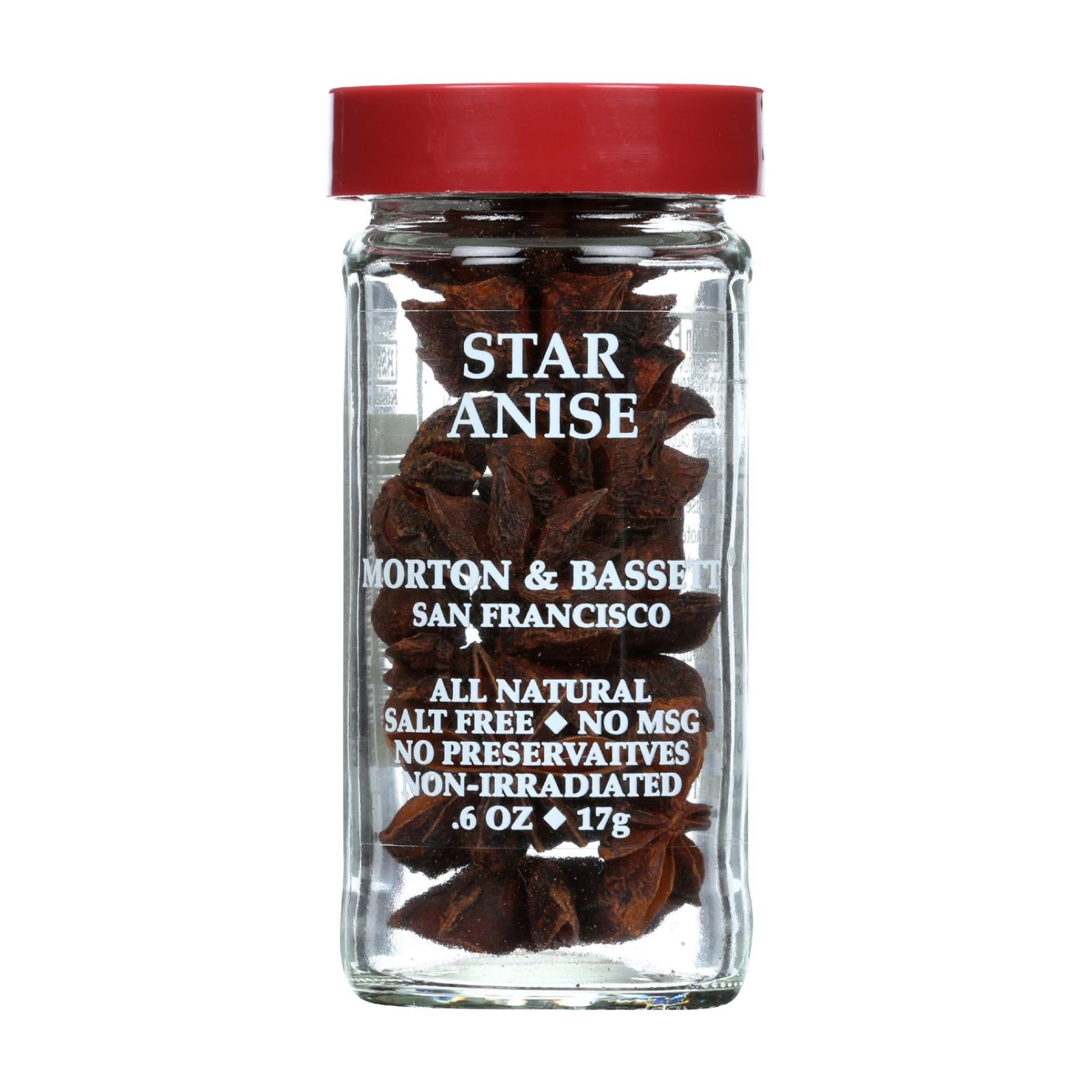 Morton And Bassett Seasoning - Star Anise - .6 Oz - Case Of 3