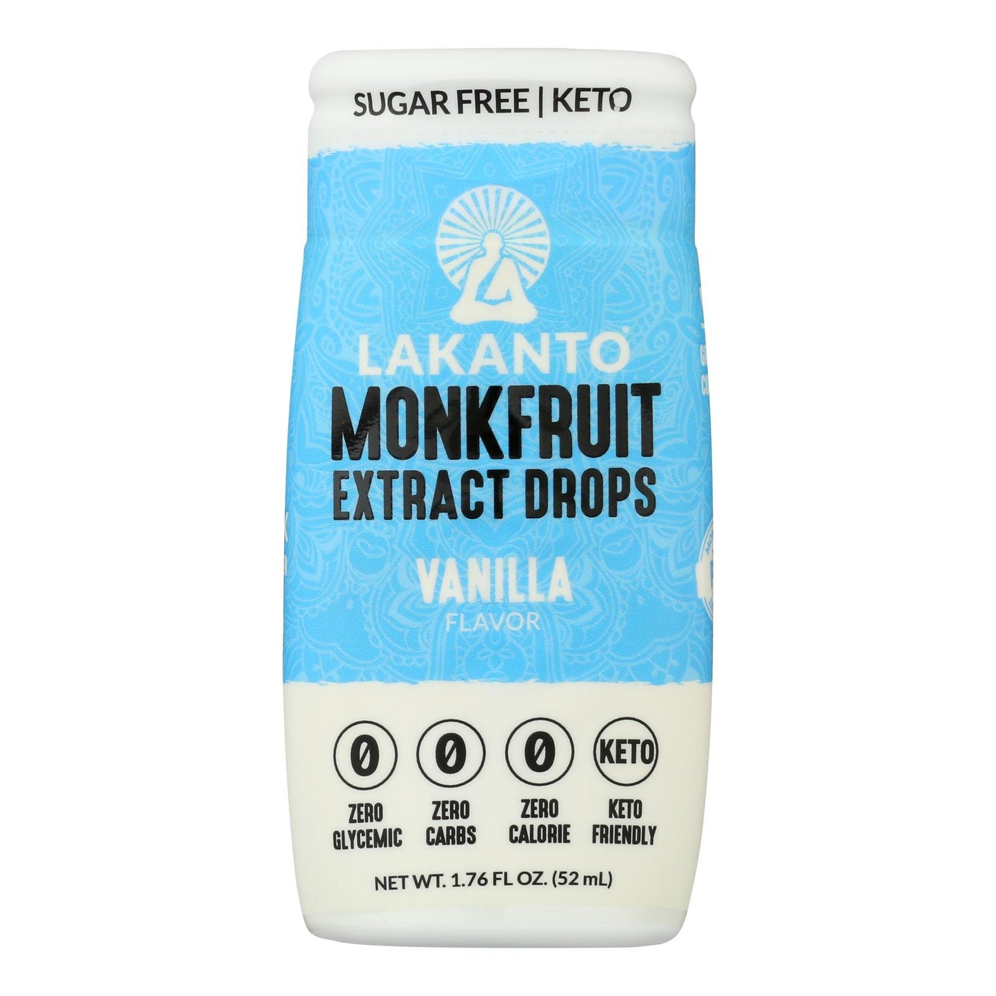 Lakanto - Swtnr Liquid Monkfruit Vanilla - Case Of 6 - 1.76 Fz