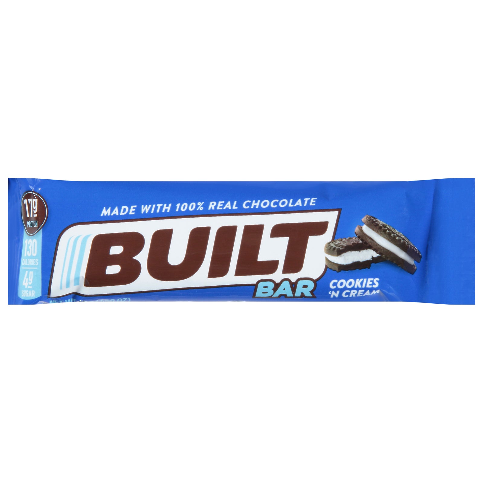 Built Bar - Protein Bar Cookies N Cream - Case Of 12-49 Grm