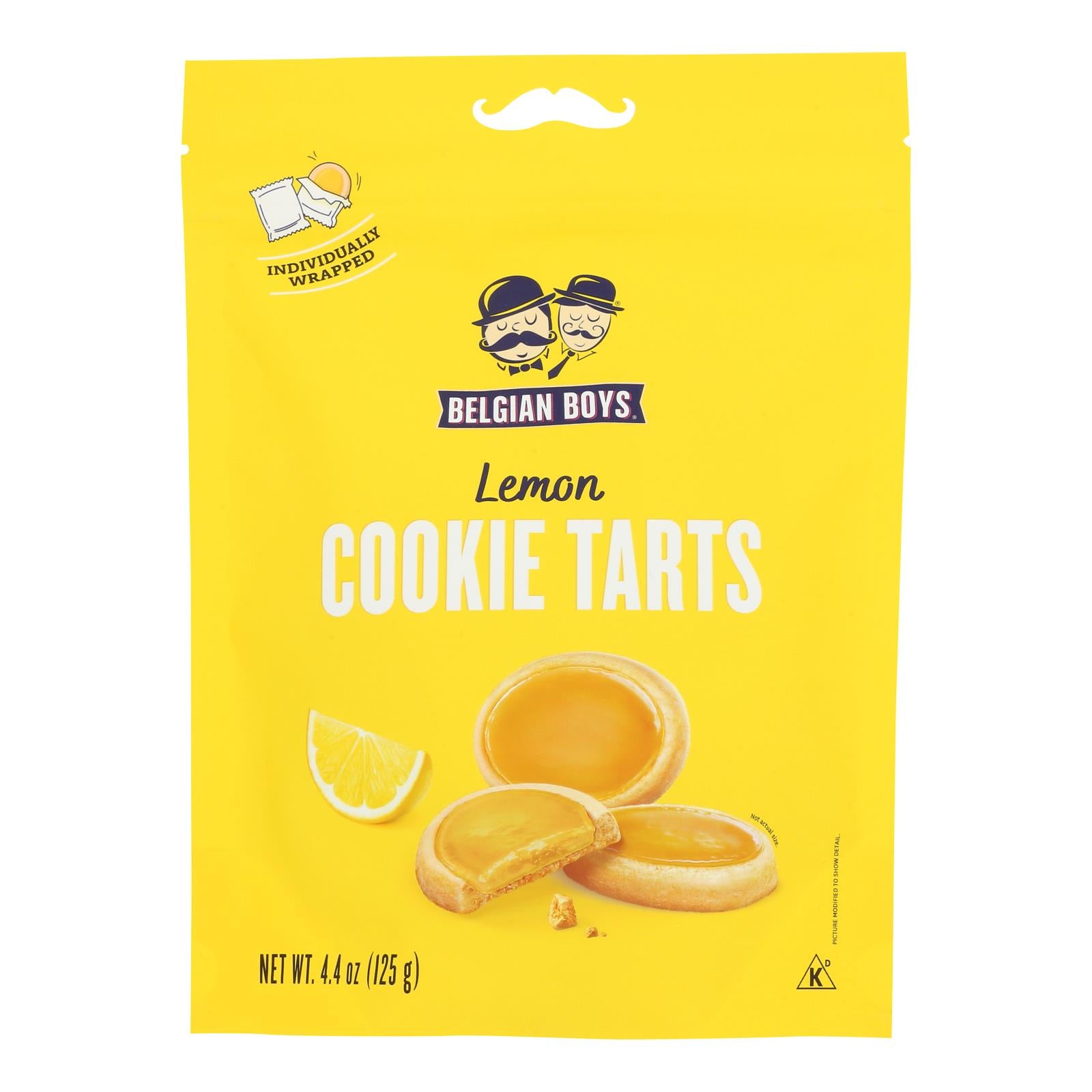 Belgian Boys - Cookie Tarts Lemon - Case Of 6-4.4 Oz