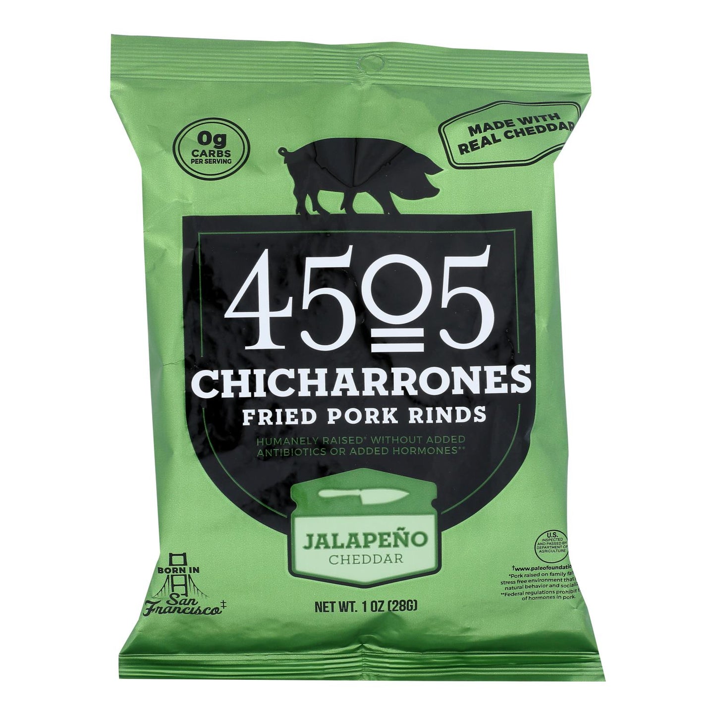 4505 - Chichrn Jalapeno Cheddar - Case Of 12-1 Oz