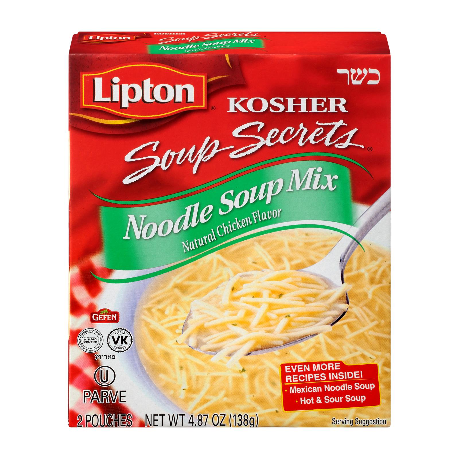 Lipton - Soup Packet Chickn Noodle - Case Of 12 - 4.87 Oz