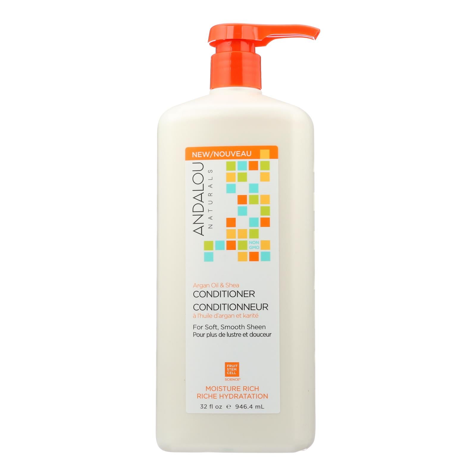 Andalou Naturals - Conditioner Argan Oil Shea Moist - 1 Each-32 Fz