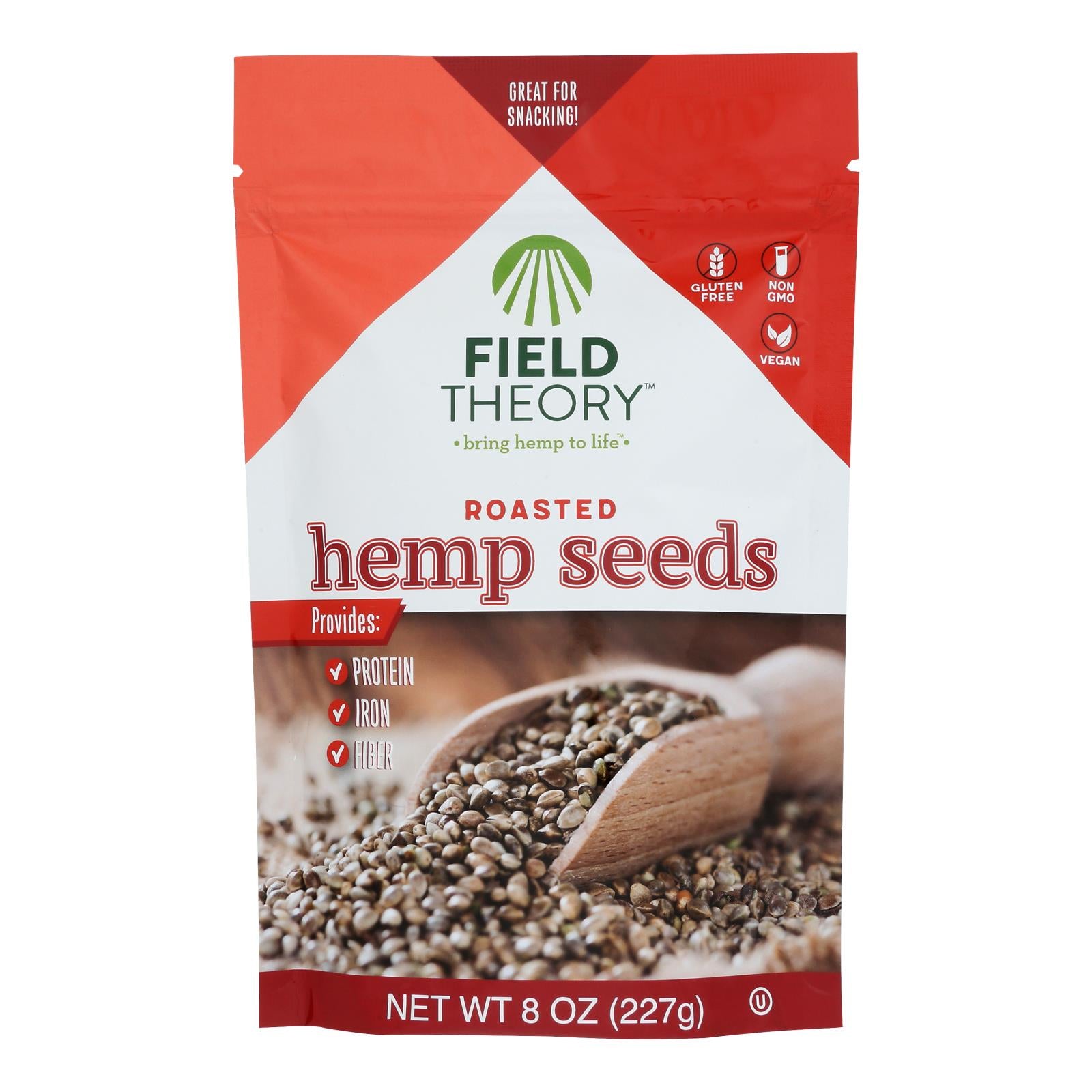 Field Theory - Roasted Hemp Seeds - Case Of 8-8 Oz