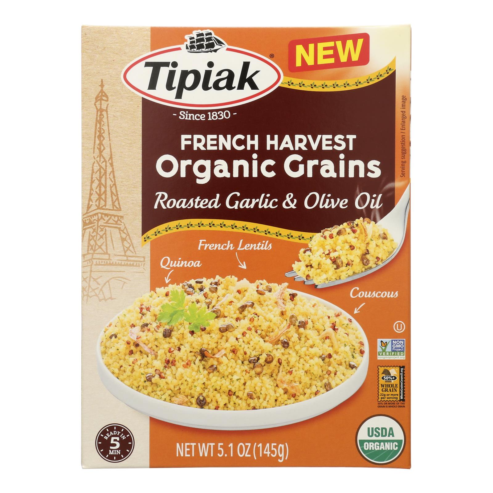 Tipiak - Grains Rst Garlic Evo - Case Of 8-5.1 Oz