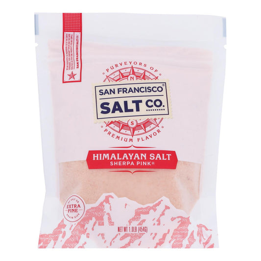 San Francisco Salt Co. - Himlyan Salt Fine Grain - Case Of 6 - 1 Lb