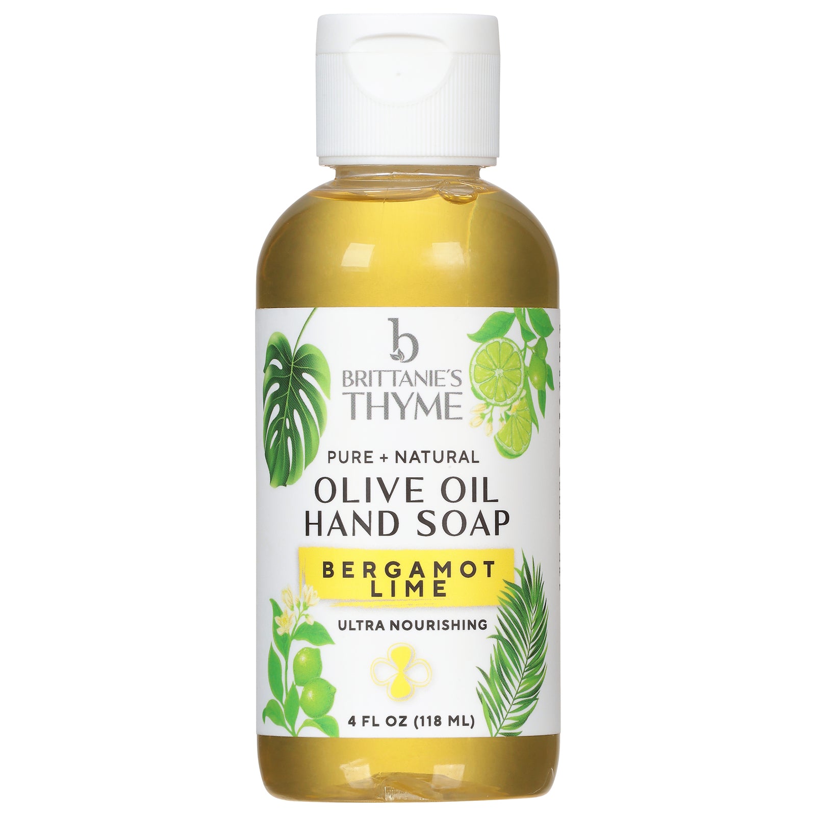 Brittanie's Thyme - Hand Soap Liquid Brgmnt Lime - 1 Each-4 Fz