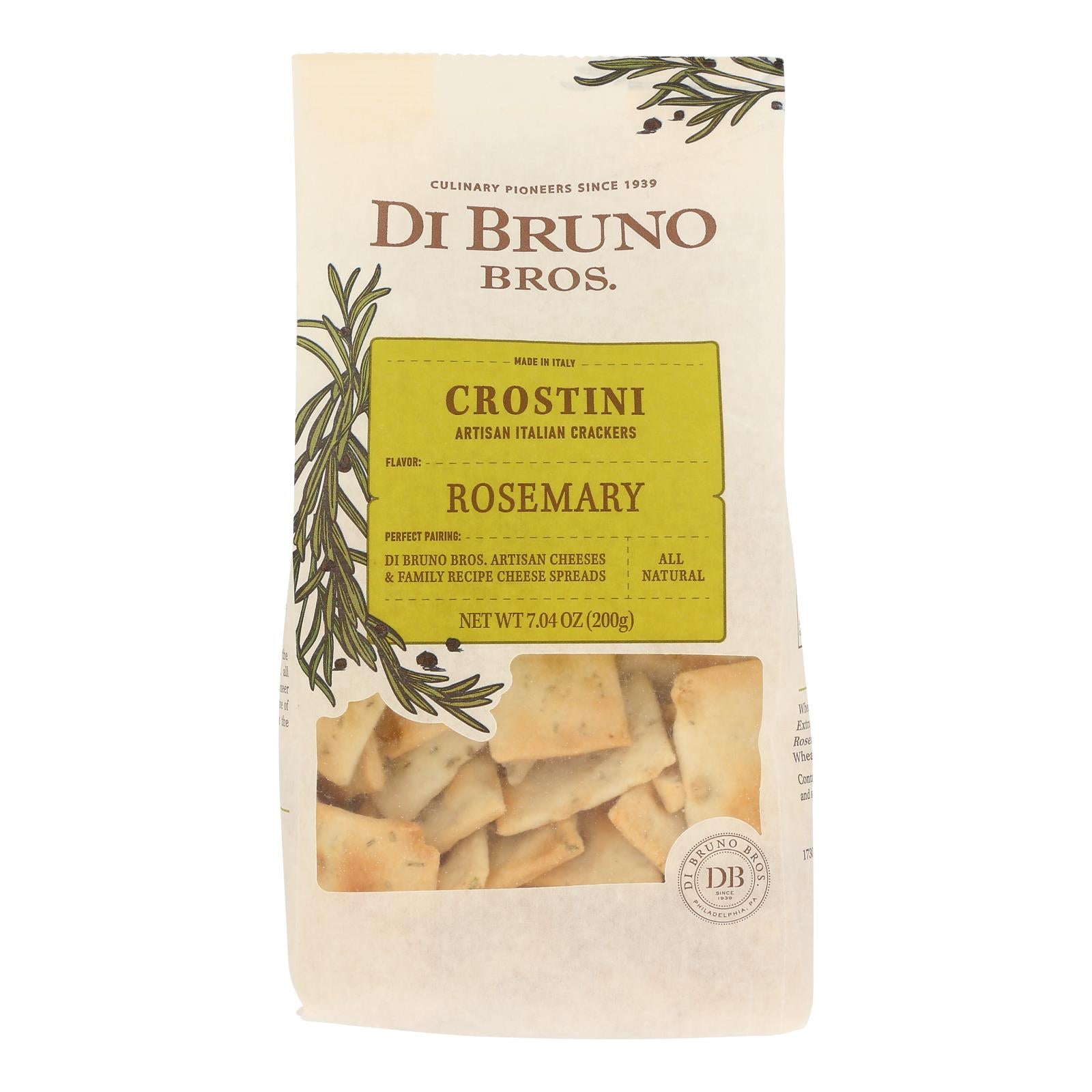 Di Bruno Bros - Crostini Rosemary - Case Of 12-7.04 Oz