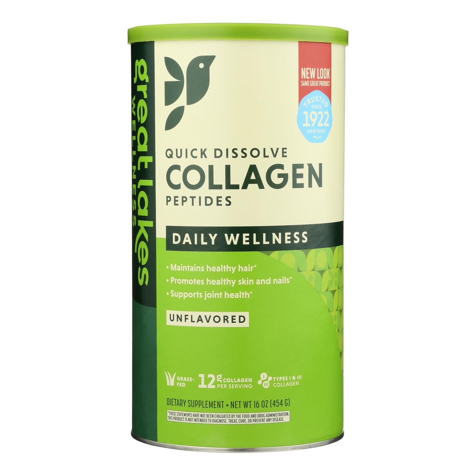 Great Lakes Wellness - Collagen Unflavored - 1 Each-16 Oz