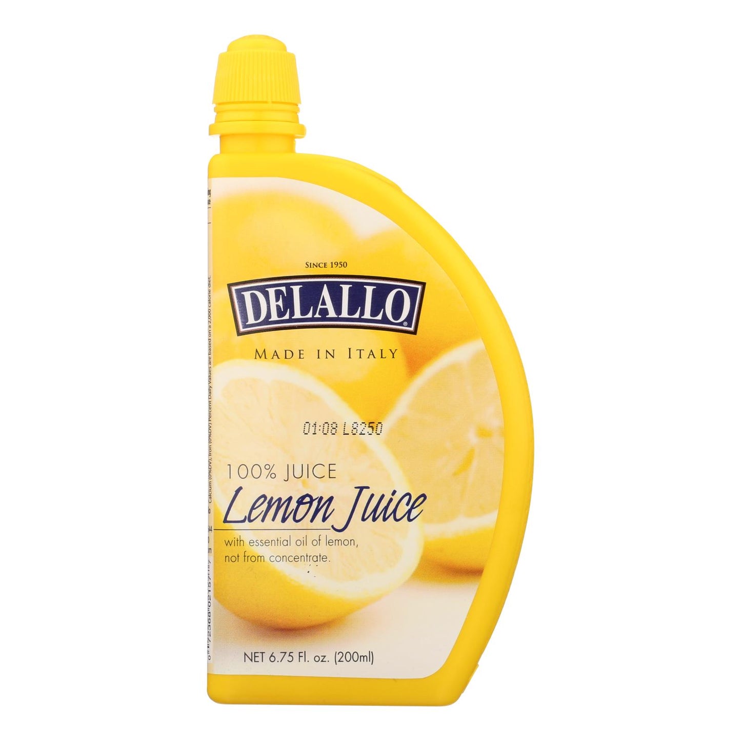 Delallo Delallo Lemon Juice Slice - Case Of 12 - 6.75oz