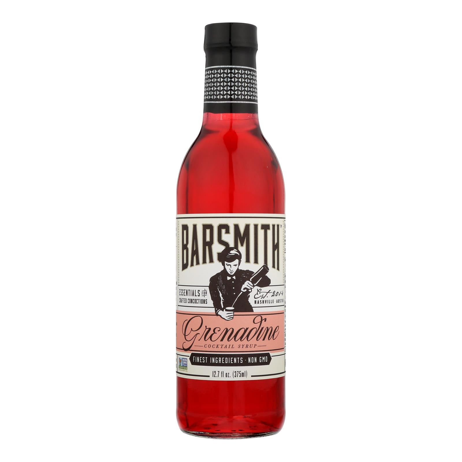 Barsmith Grenadine Cocktail Syrup - Case Of 6 - 12.7 Fz