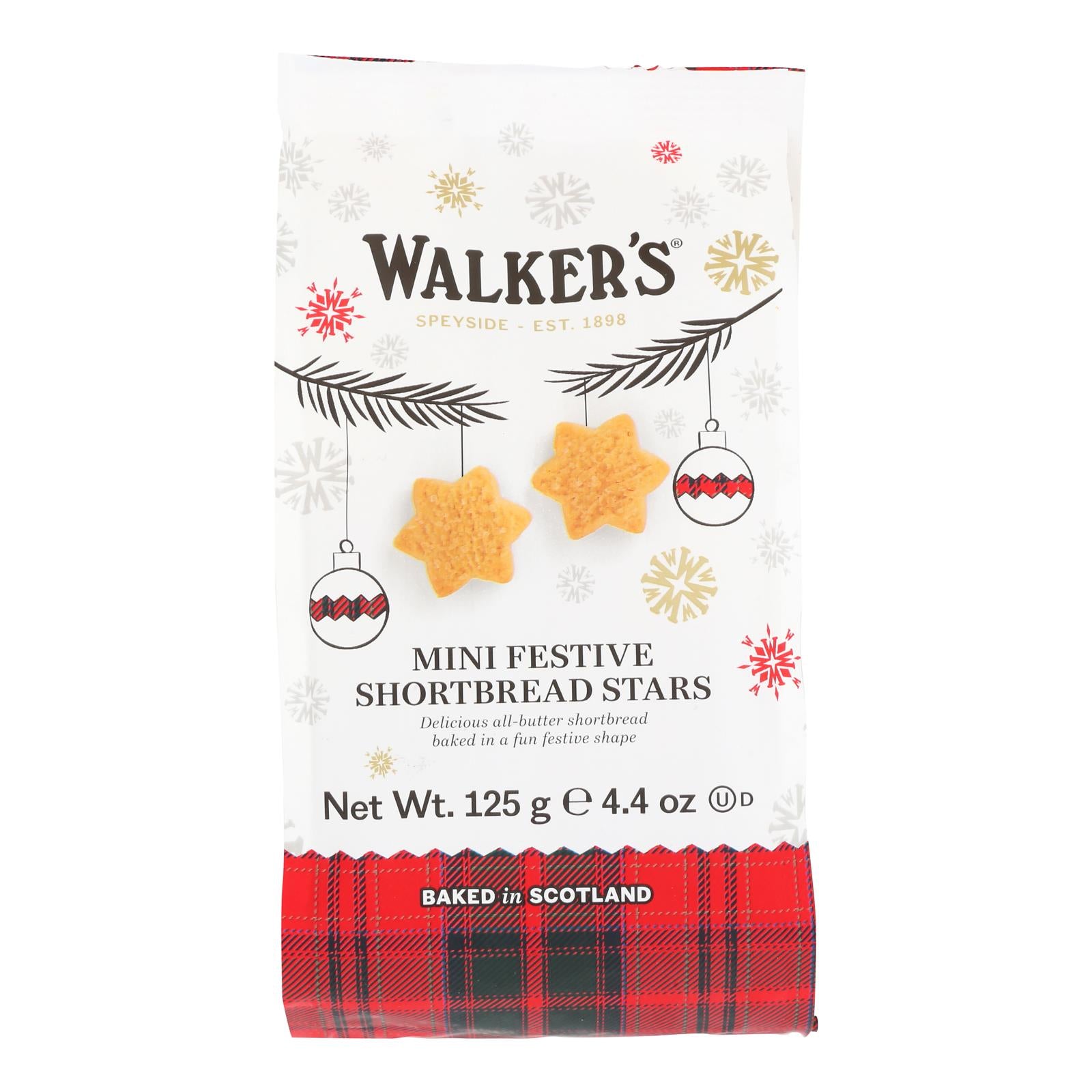 Walkers Shortbread Cookies  - Case Of 12 - 4.4 Oz