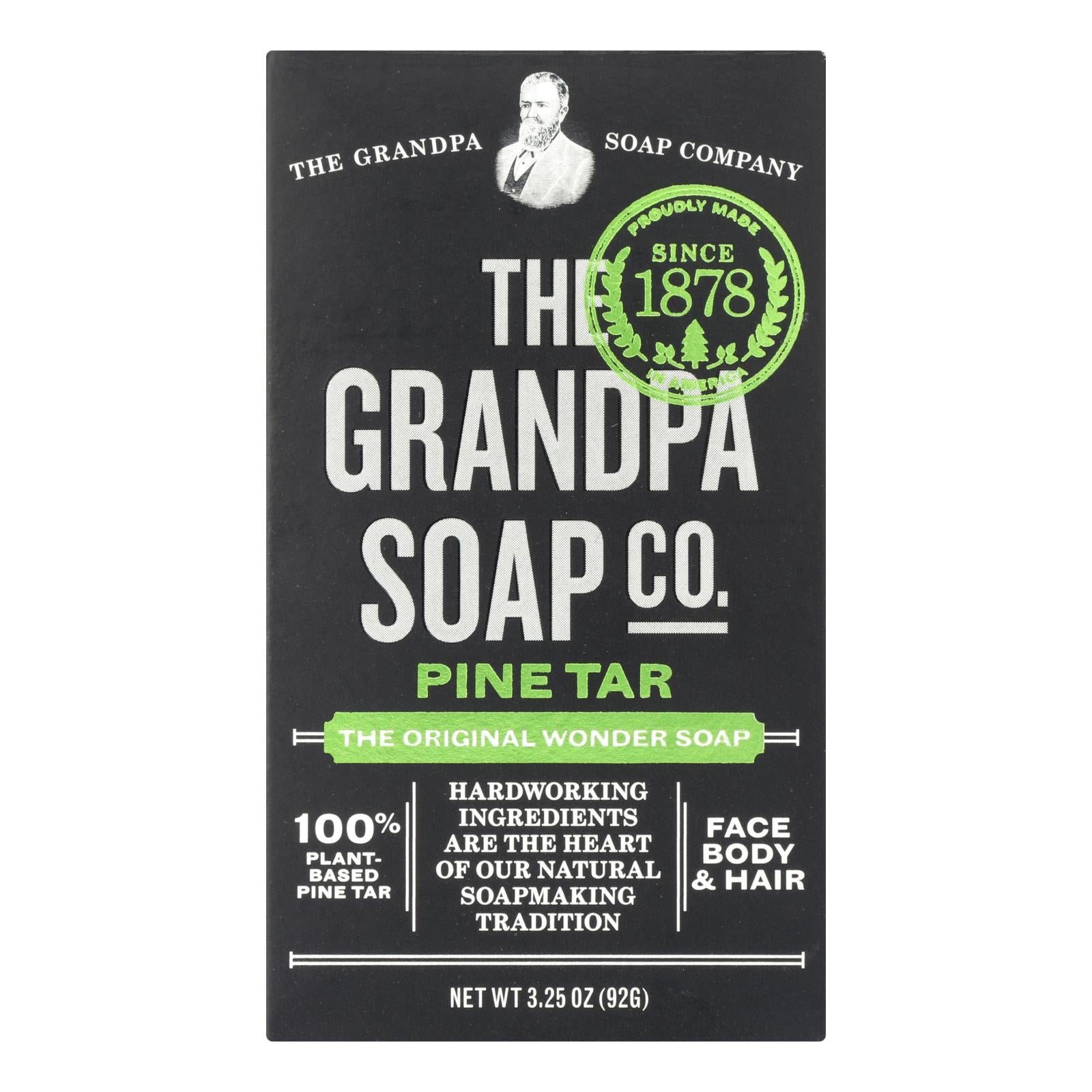 Grandpa's Pine Tar Bar Soap - 3.25 Oz