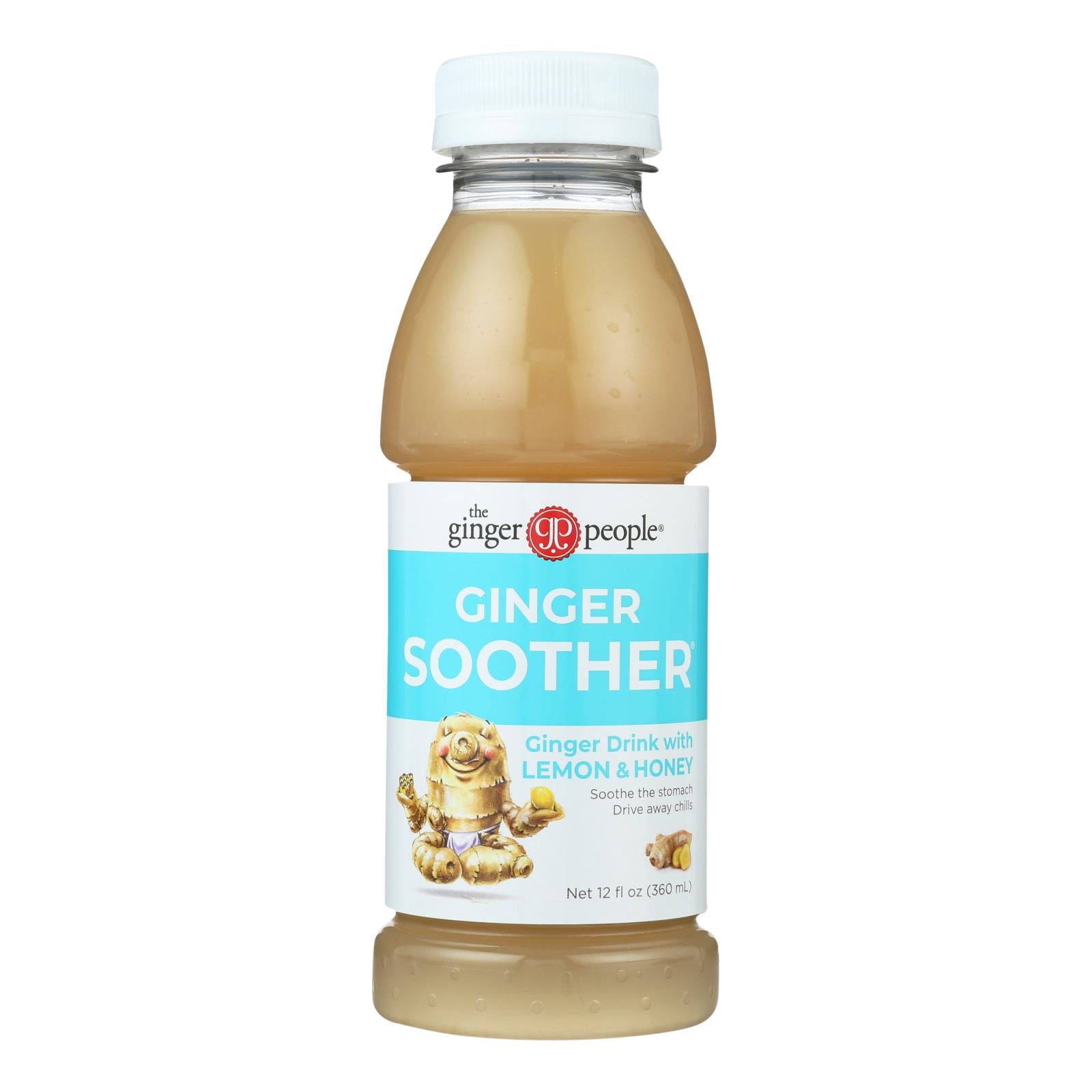 The Ginger People Soother - Ginger - Case Of 24 - 12 Fl Oz.