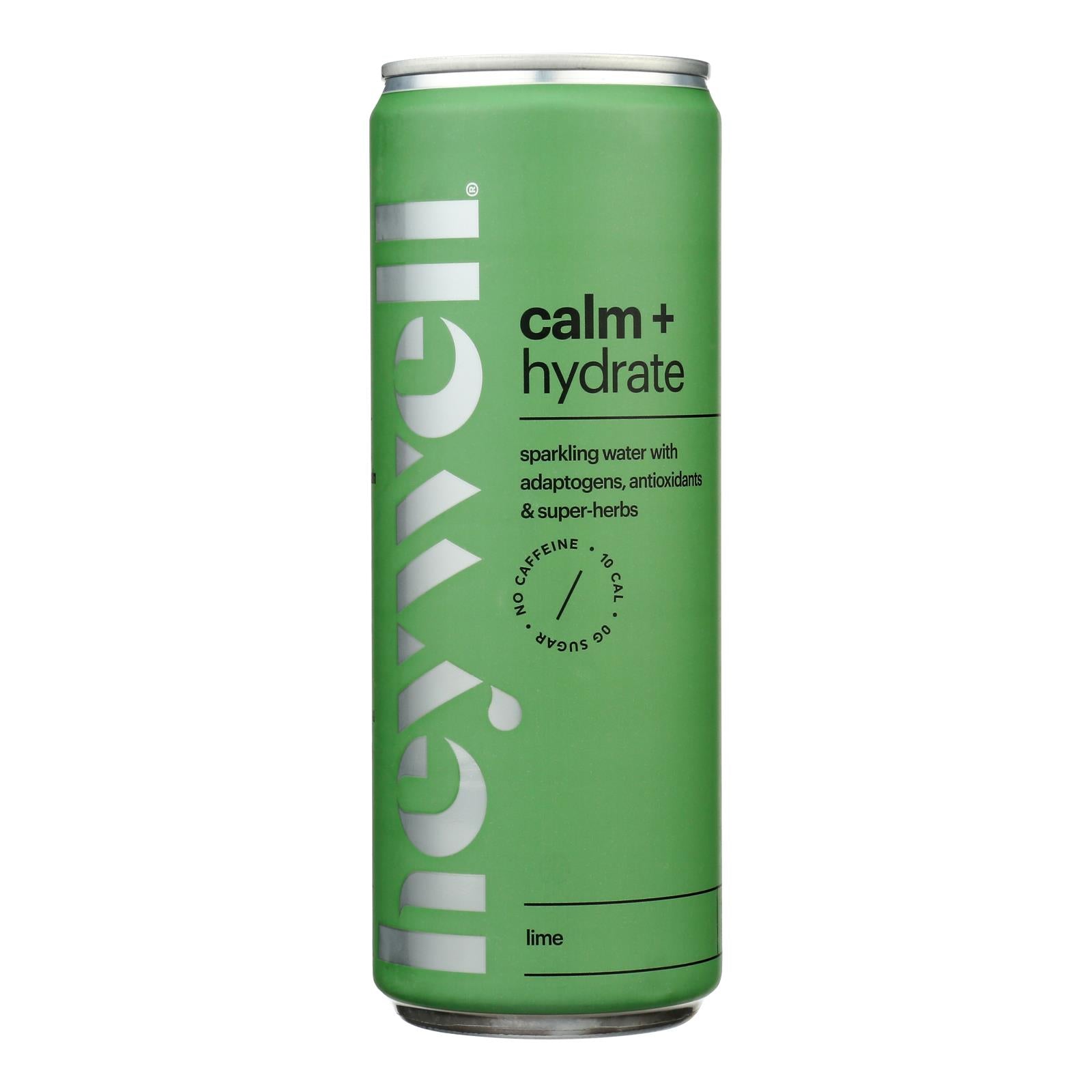 Heywell - Sparkling Calm Hydrate Lime - Case Of 12-12 Fz