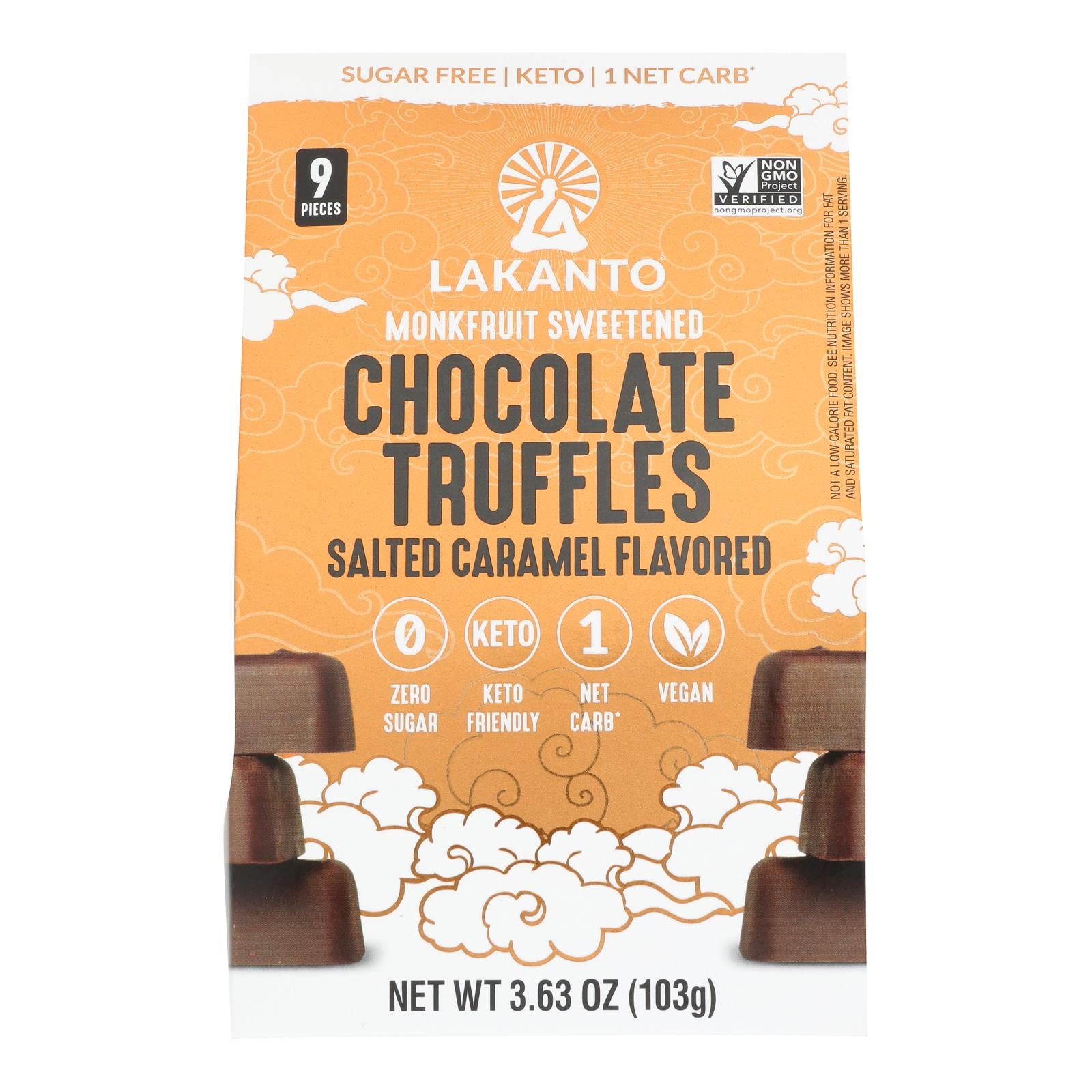 Lakanto - Trffls Keto Salted Caramel Chocolate - Case Of 10-3.63 Oz