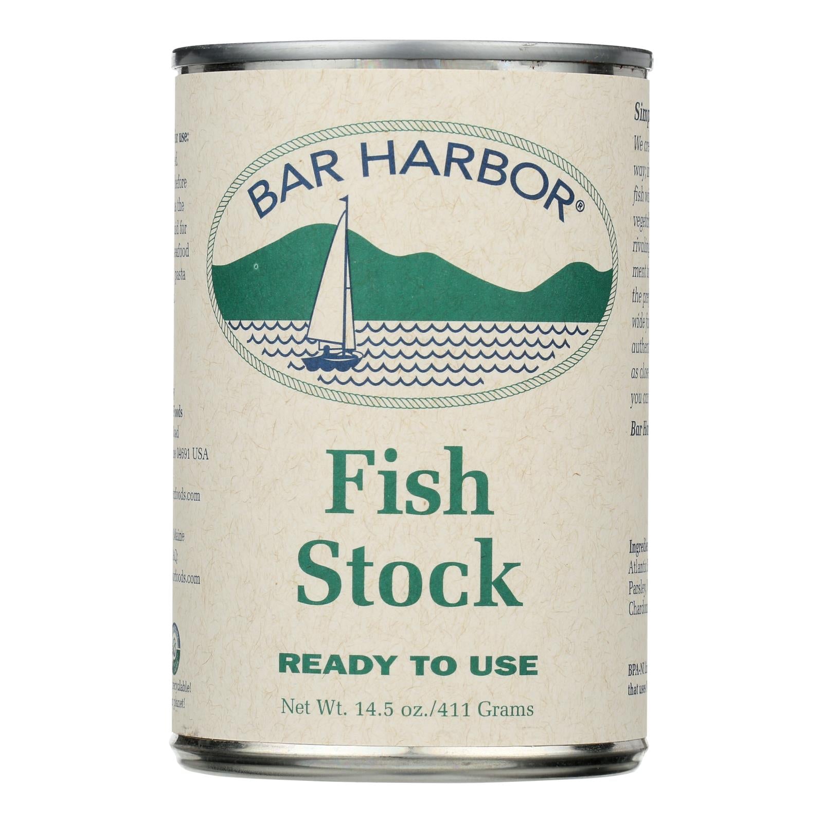 Bar Harbor - Fish Stock - Case Of 6-14.5 Ounces