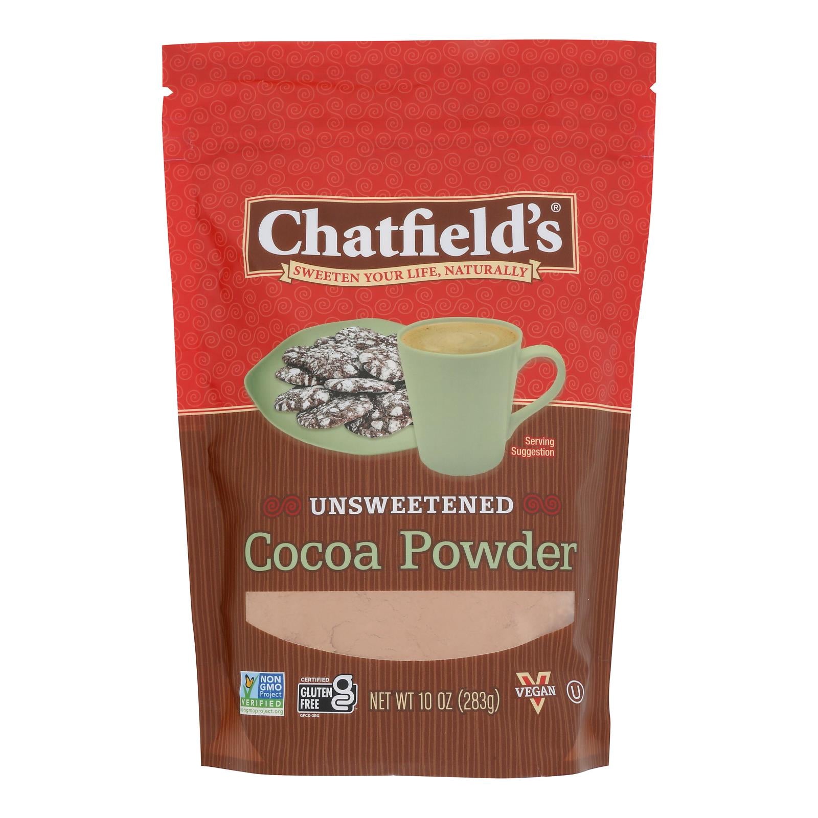 Chatfield's - Cocoa Powder Pouch Unswtnd - Case Of 6-10 Ounces