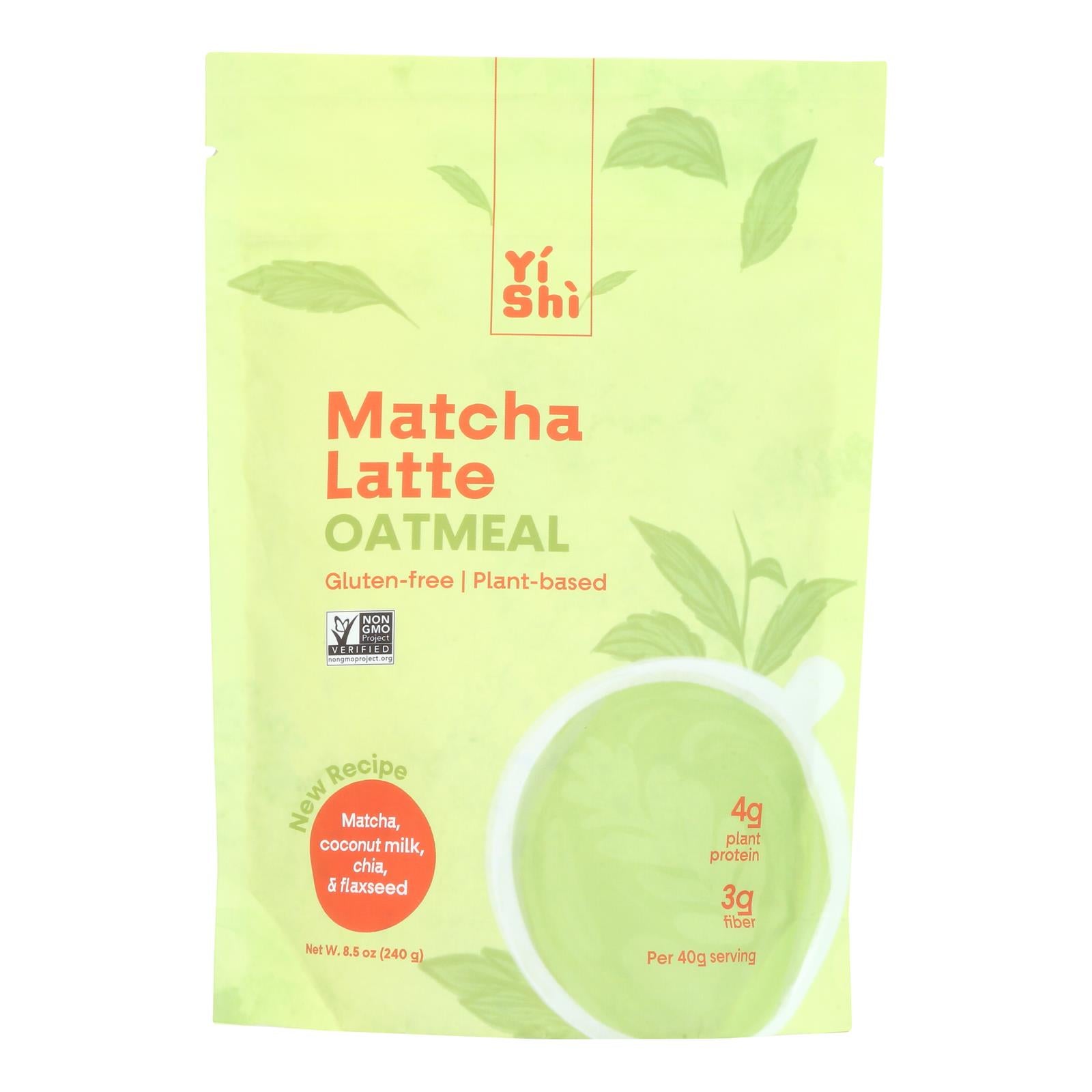 Yishi - Oatmeal Matcha Latte - Case Of 5-8.5 Ounces