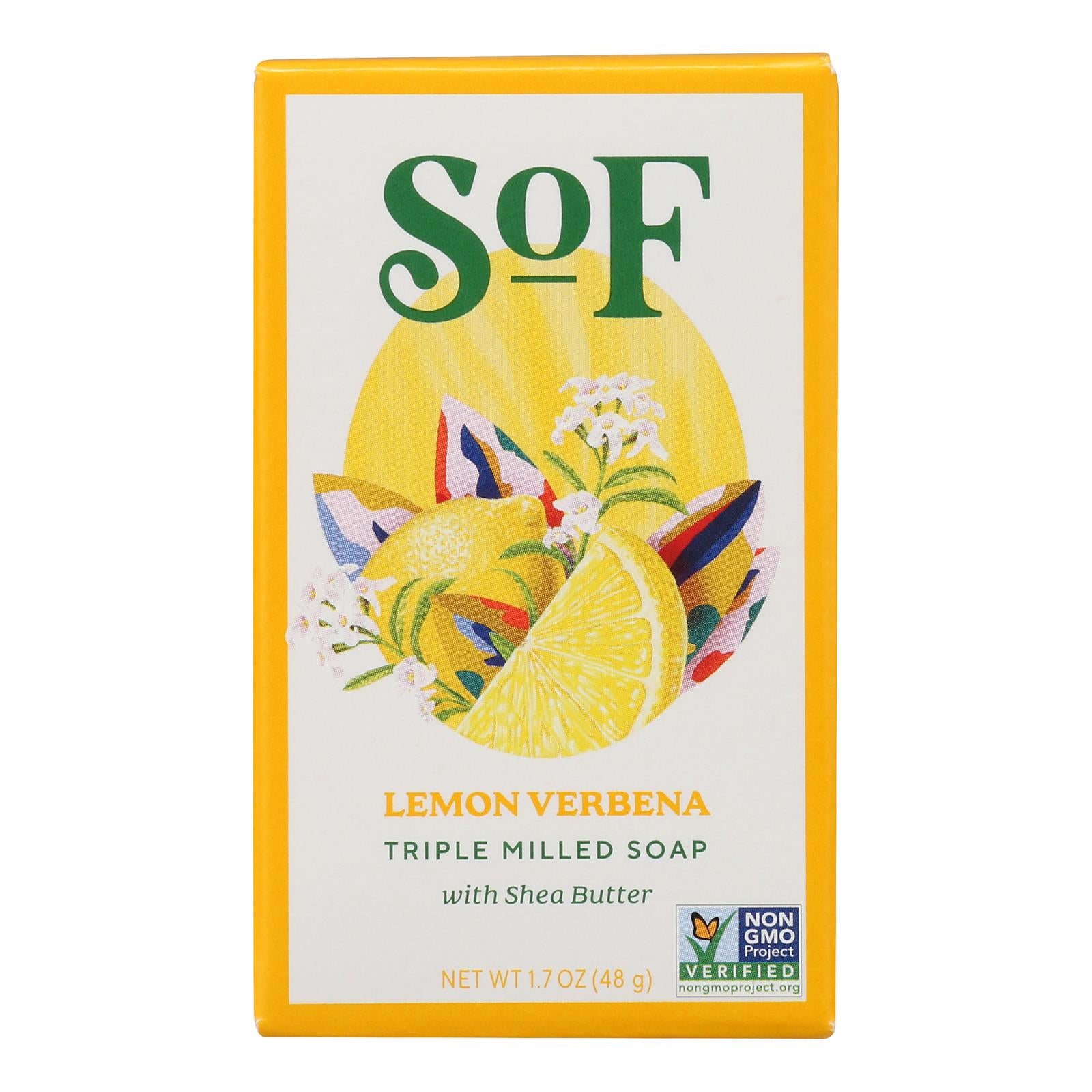 South Of France - Bar Soap Lemon Verbena Travel - Case Of 24 - 1.7 Ounces