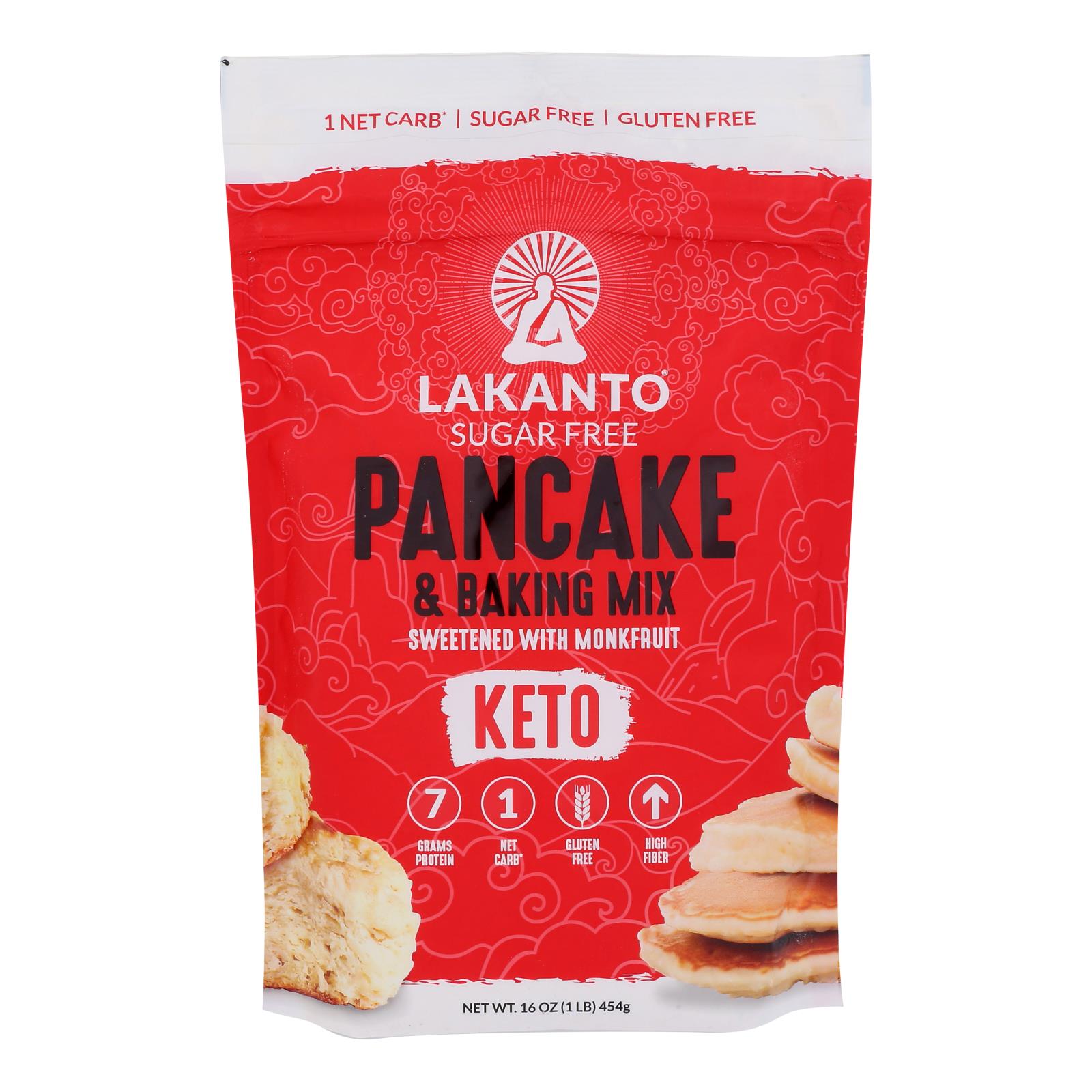 Lakanto - Mix Pancke Bking Sugar Free Keto - Case Of 8-1 Lb