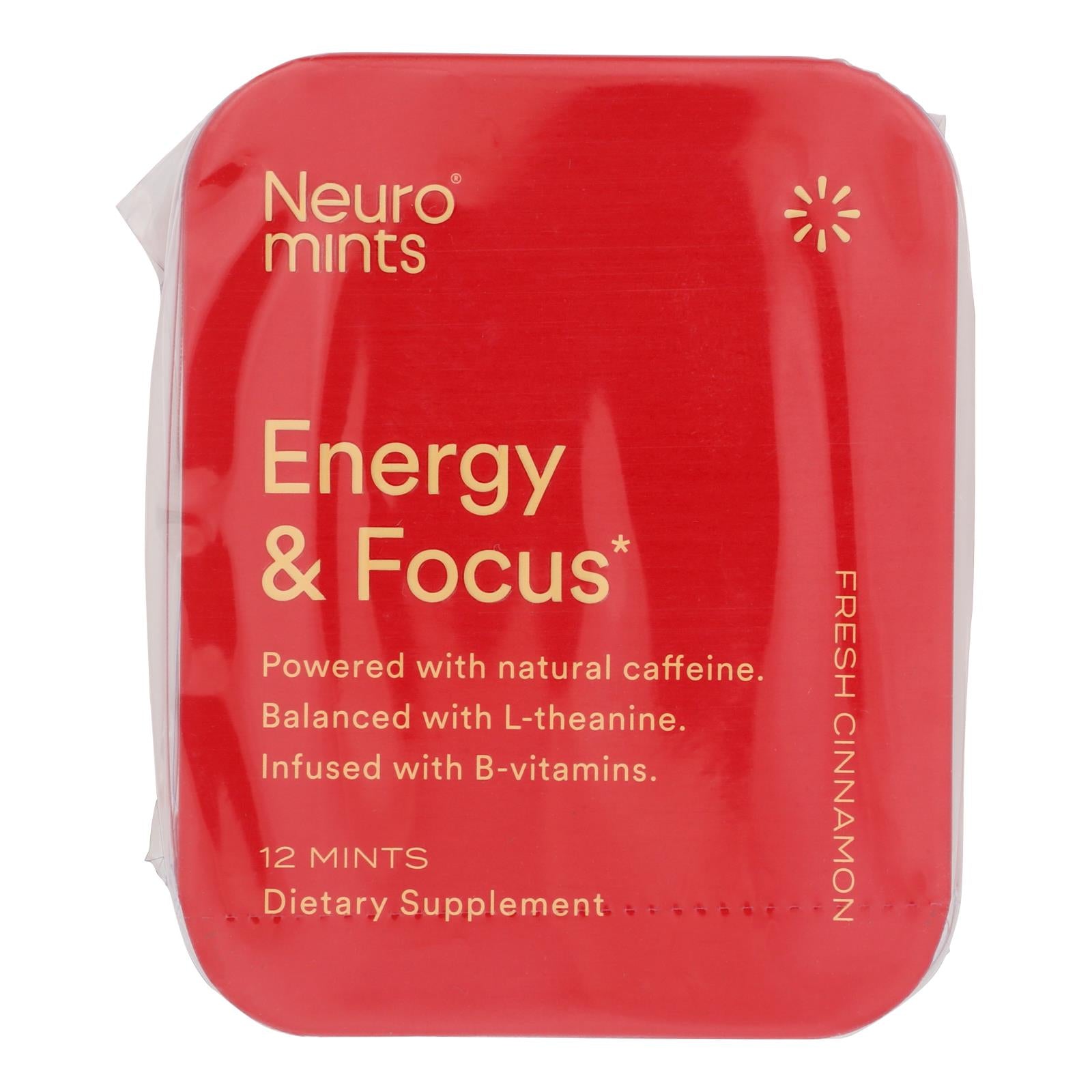 Neuro - Mint Enrgy&fcs Fresh Cinnamon - Case Of 12-12 Ct