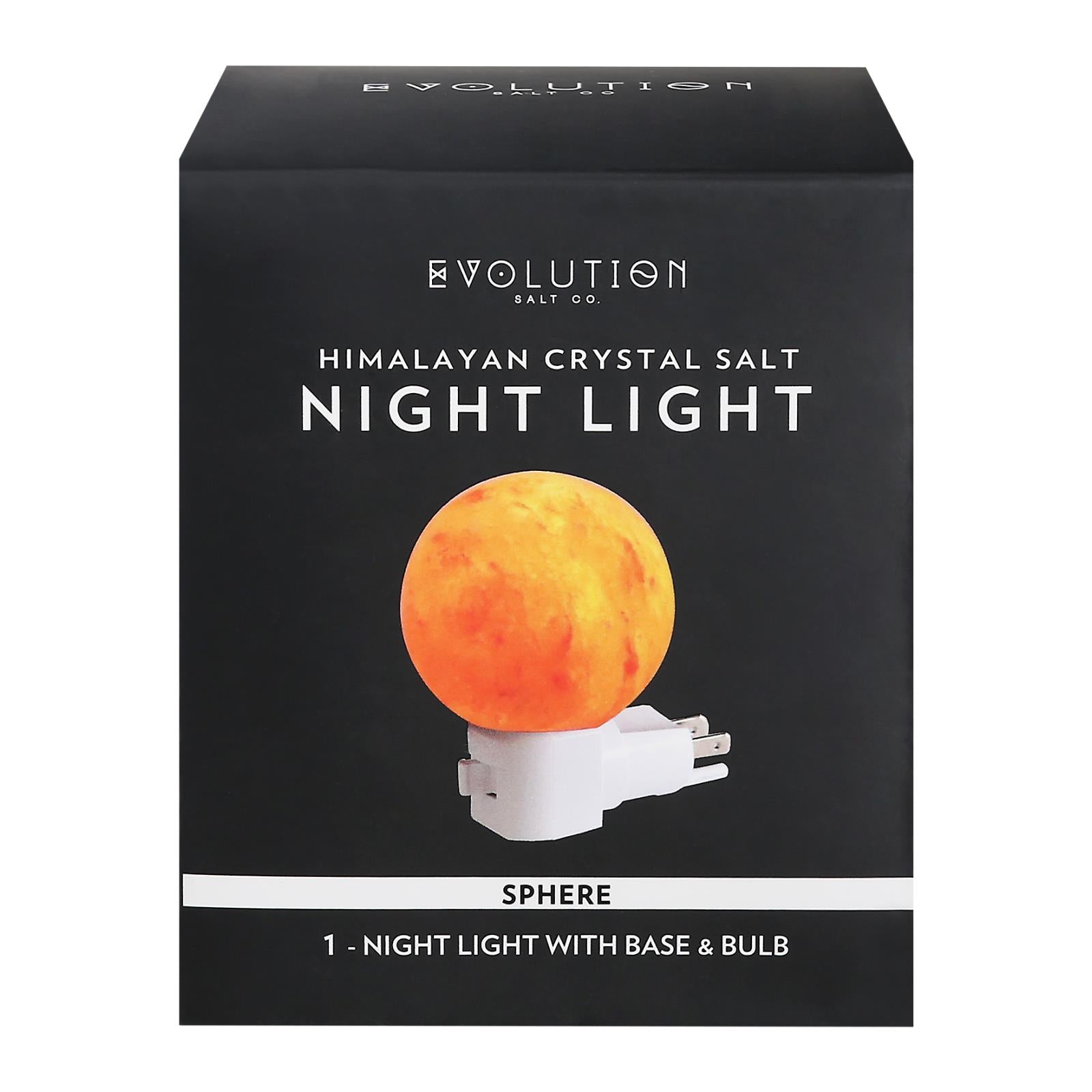 Evolution Salt - Salt Nght Light Sphere - 1 Each - Ea