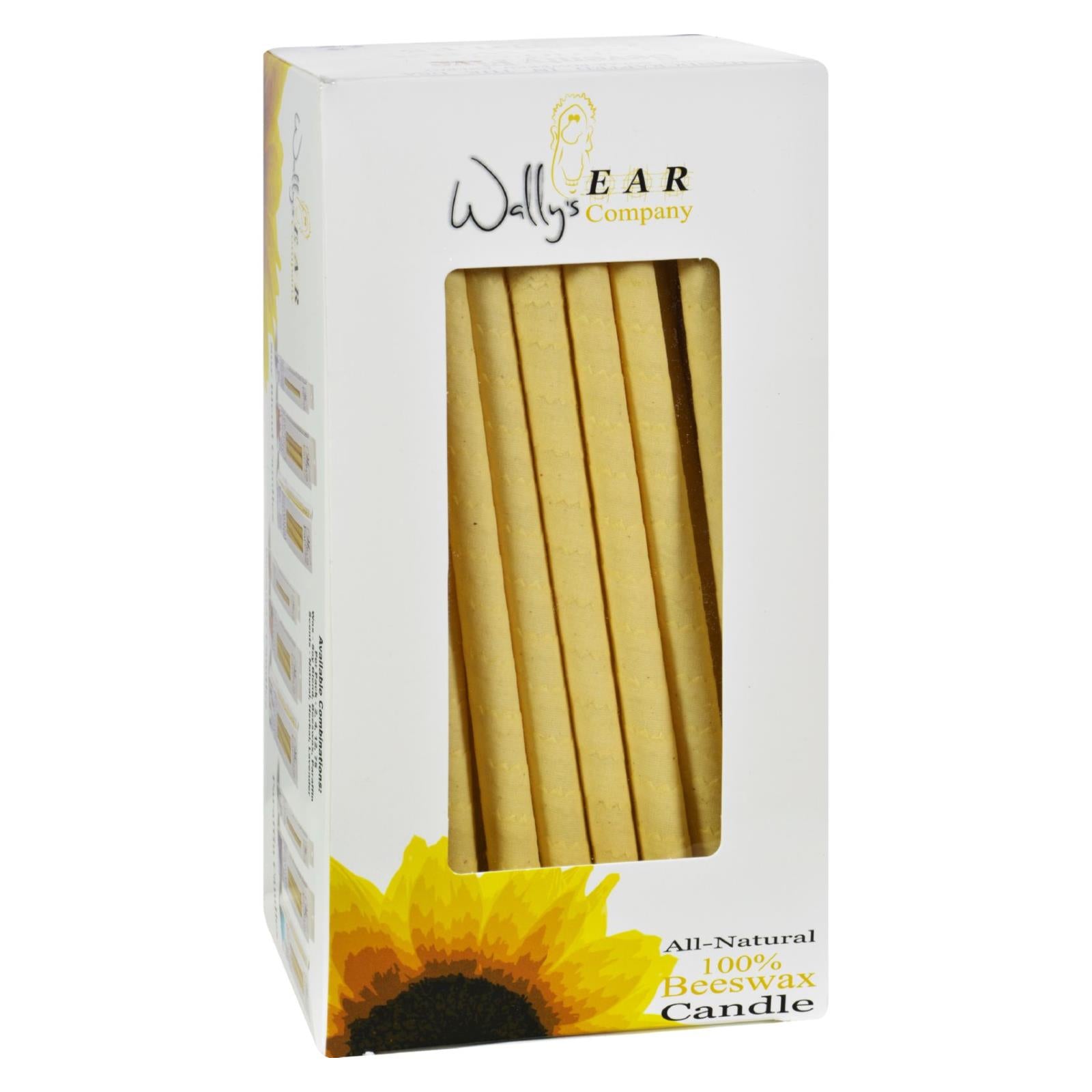 Wally's Natural Products 100% Beeswax Candles - Case Of 75