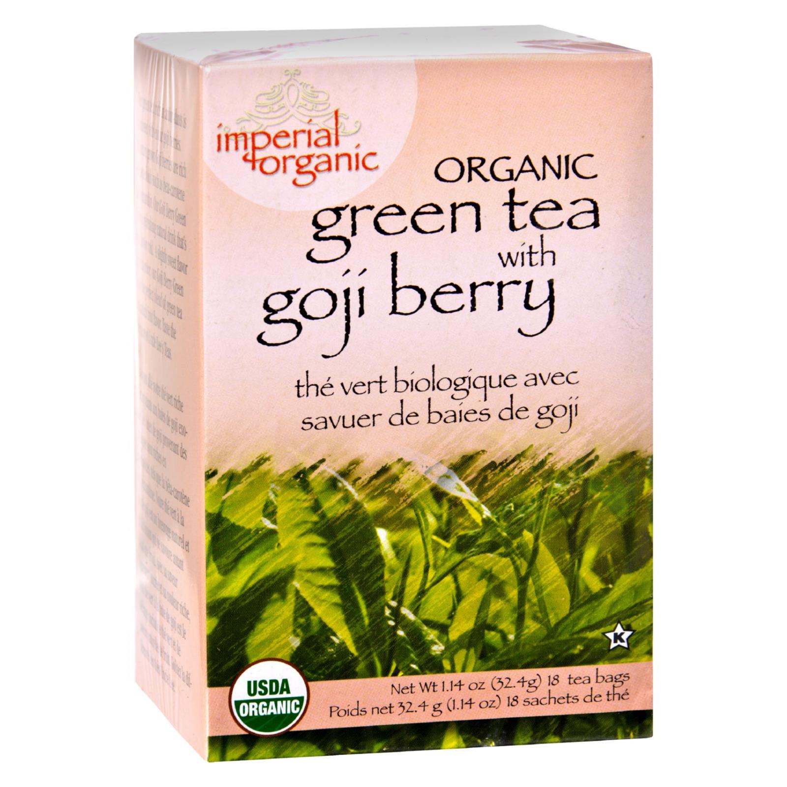 Uncle Lee's Imperial Organic Green Tea With Goji Berry - 18 Tea Bags