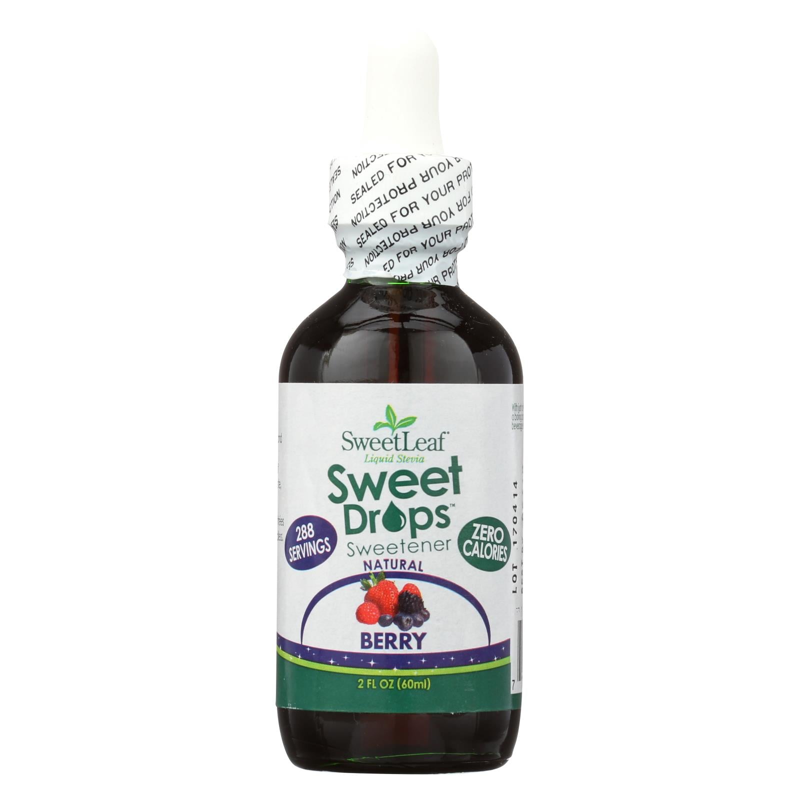 Sweet Leaf Liquid Stevia - Berry - 2 Oz