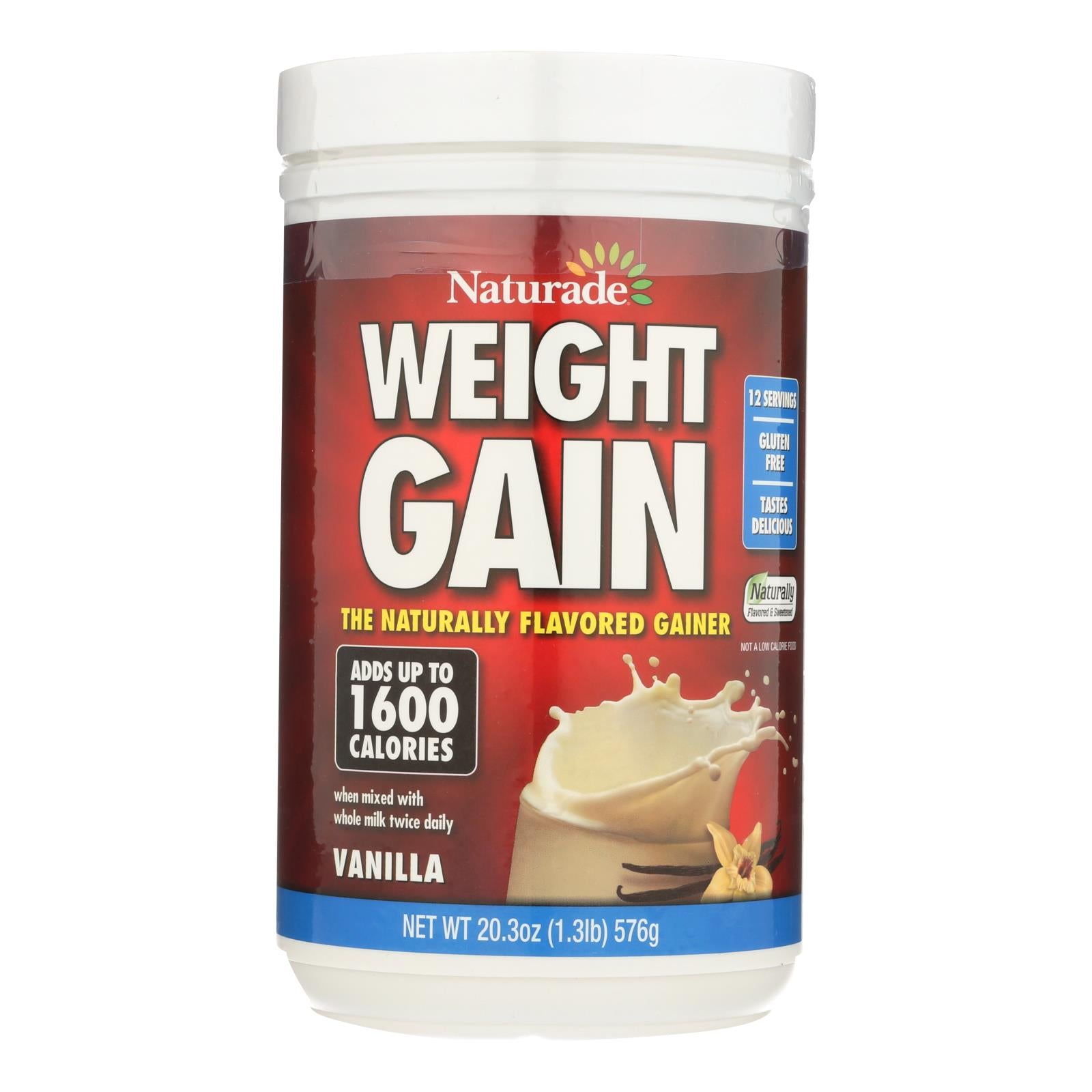 Naturade Weight Gain Vanilla - 20.3 Oz