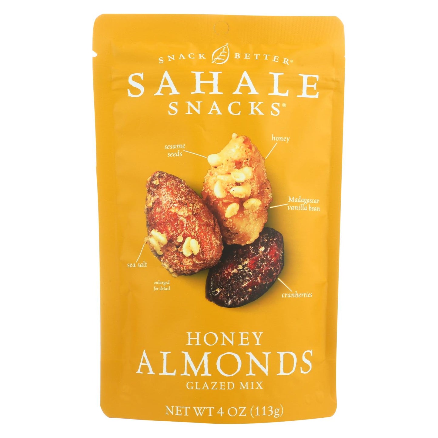 Sahale Snacks Glazed Nuts - Balsamic Almonds - Case Of 6 - 4 Oz.