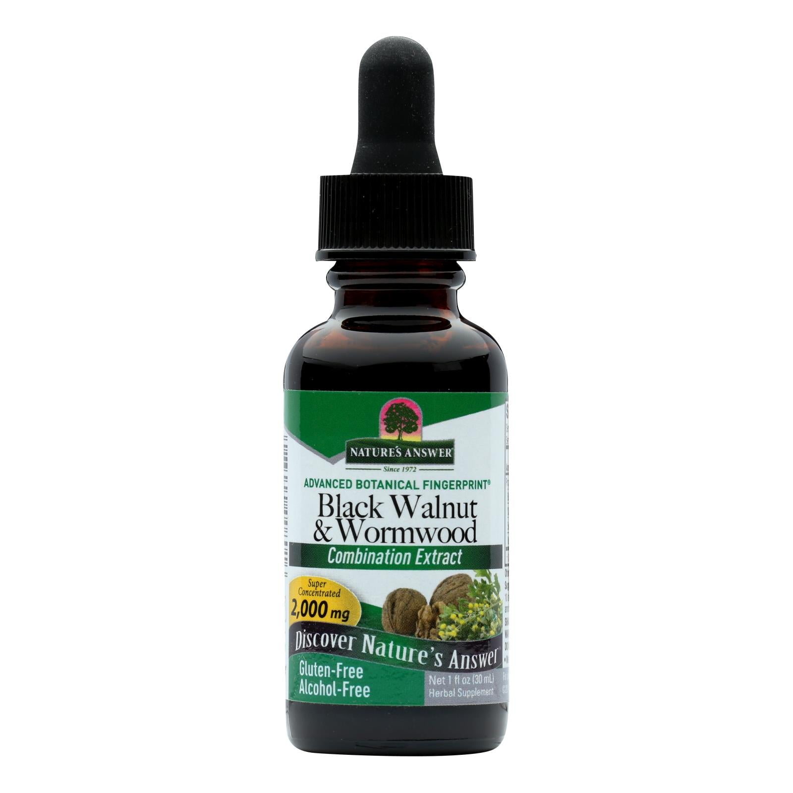 Nature's Answer - Black Walnut And Wormwood Complex Alcohol Free - 1 Fl Oz