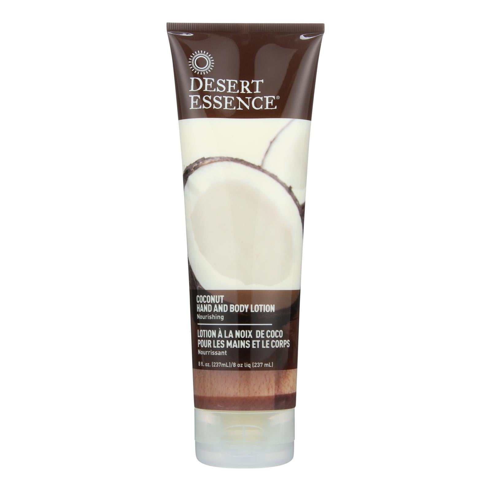 Desert Essence - Hand And Body Lotion Coconut - 8 Fl Oz