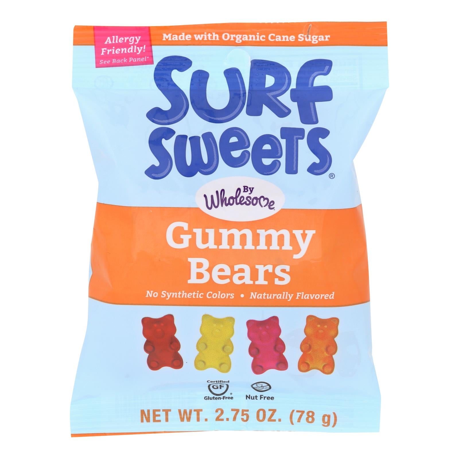 Surf Sweets Gummy Worms - Sweet - Case Of 12 - 2.75 Oz.