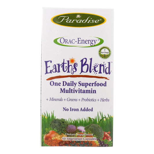 Paradise Herbs Orac-energy Multi Without Iron - 60 Vcaps