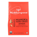 Wedderspoon Drops - Organic - Manuka - 15+ - Ginger - 4 Oz