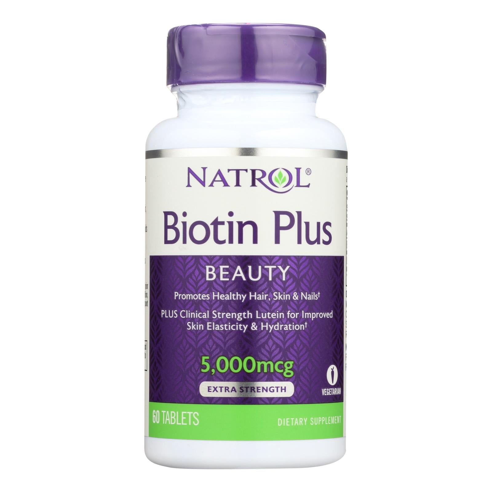 Natrol Biotin Plus With Lutein Capsules - 60 Count