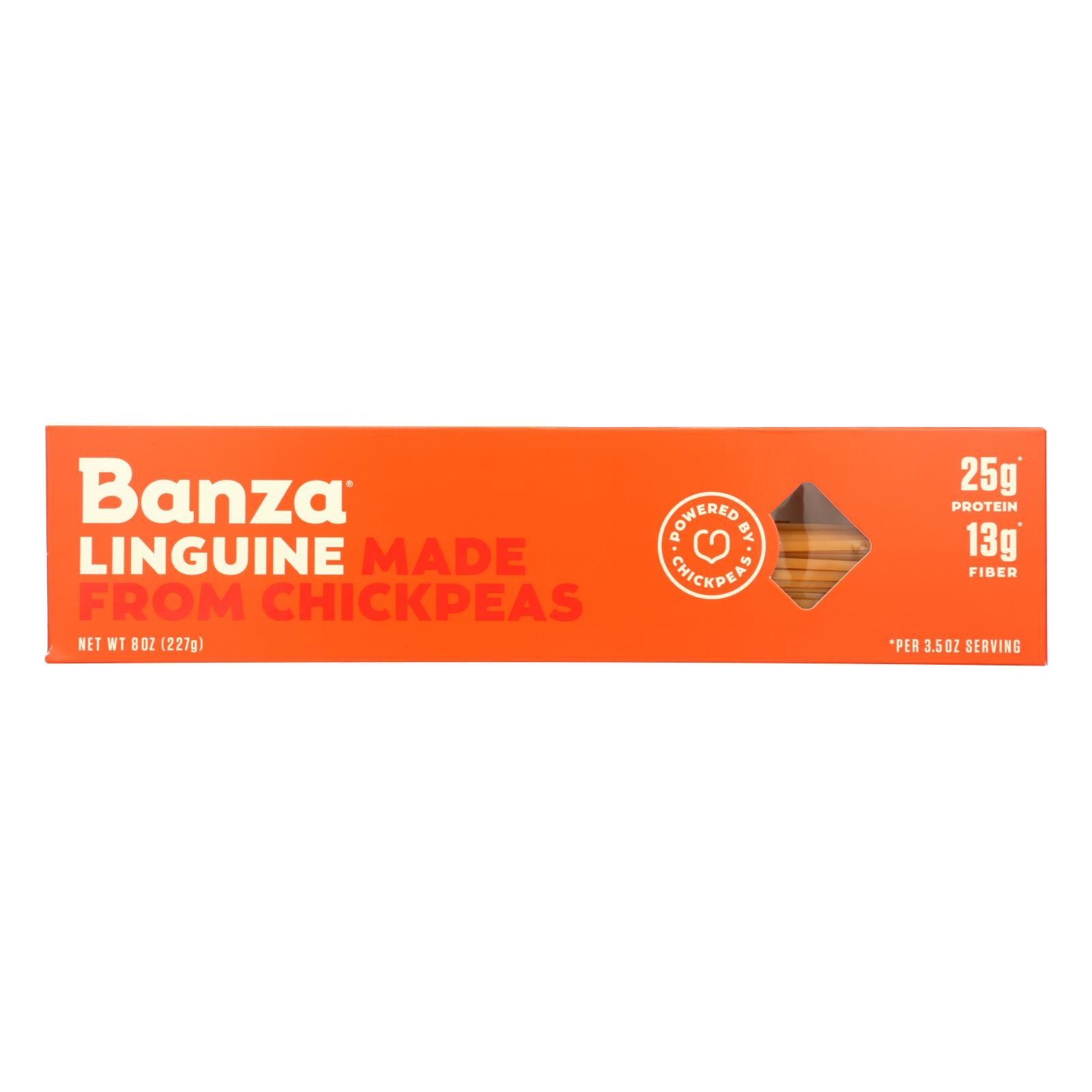 Banza - Chickpea Pasta - Linguine - Case Of 12 - 8 Oz.