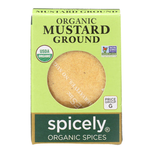 Spicely Organics - Organic Mustard - Ground - Case Of 6 - 0.4 Oz.